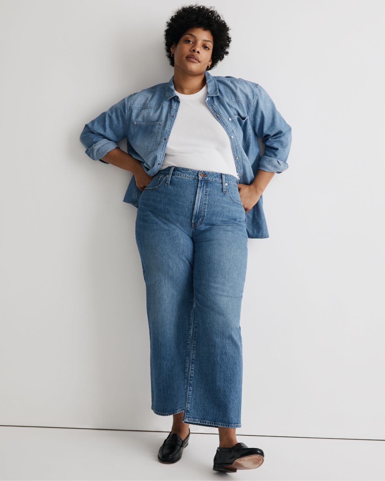 The Plus Perfect Vintage Jean in Deming Wash