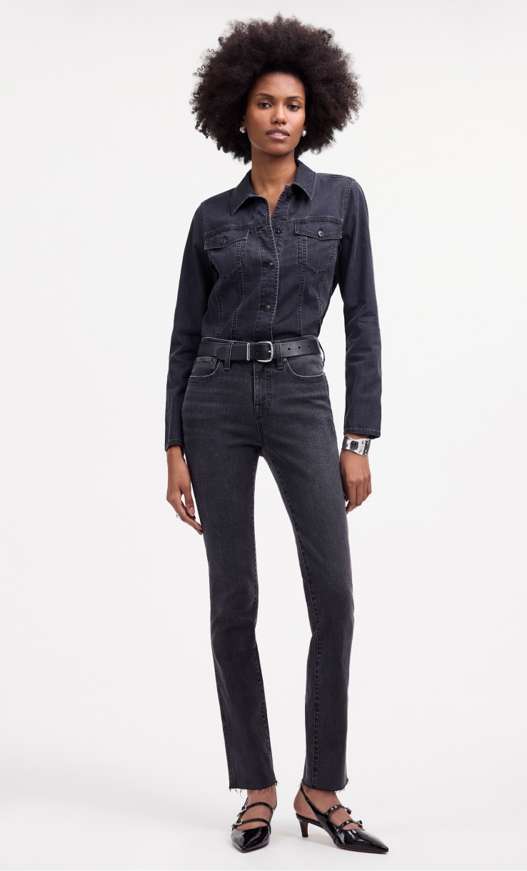 Madewell black jeans hotsell