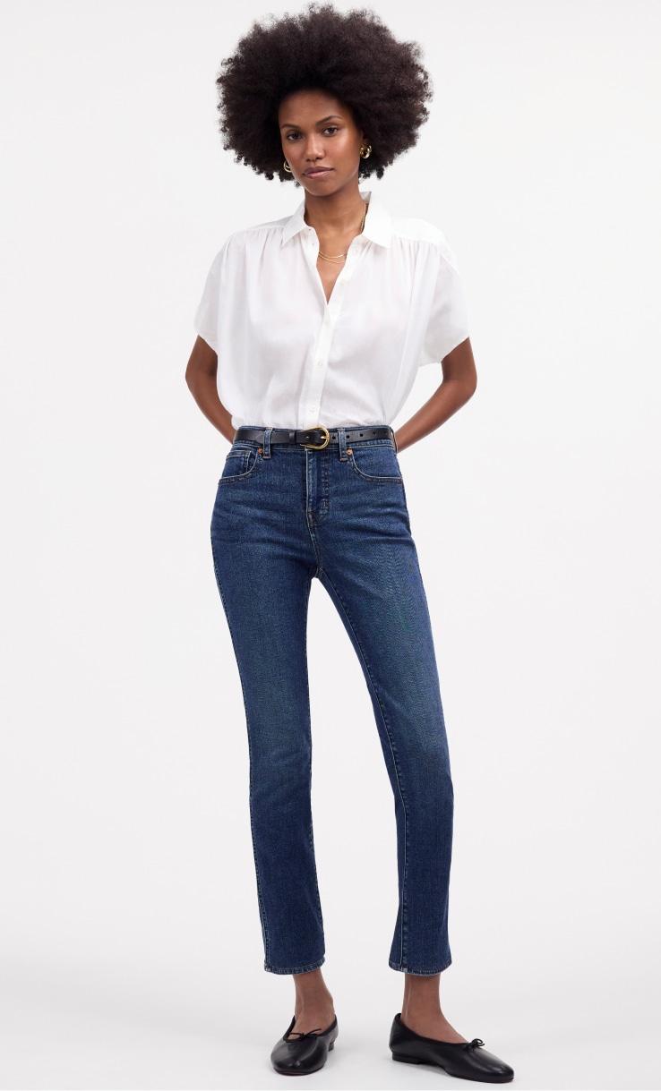 Madewell classic straight jeans hotsell