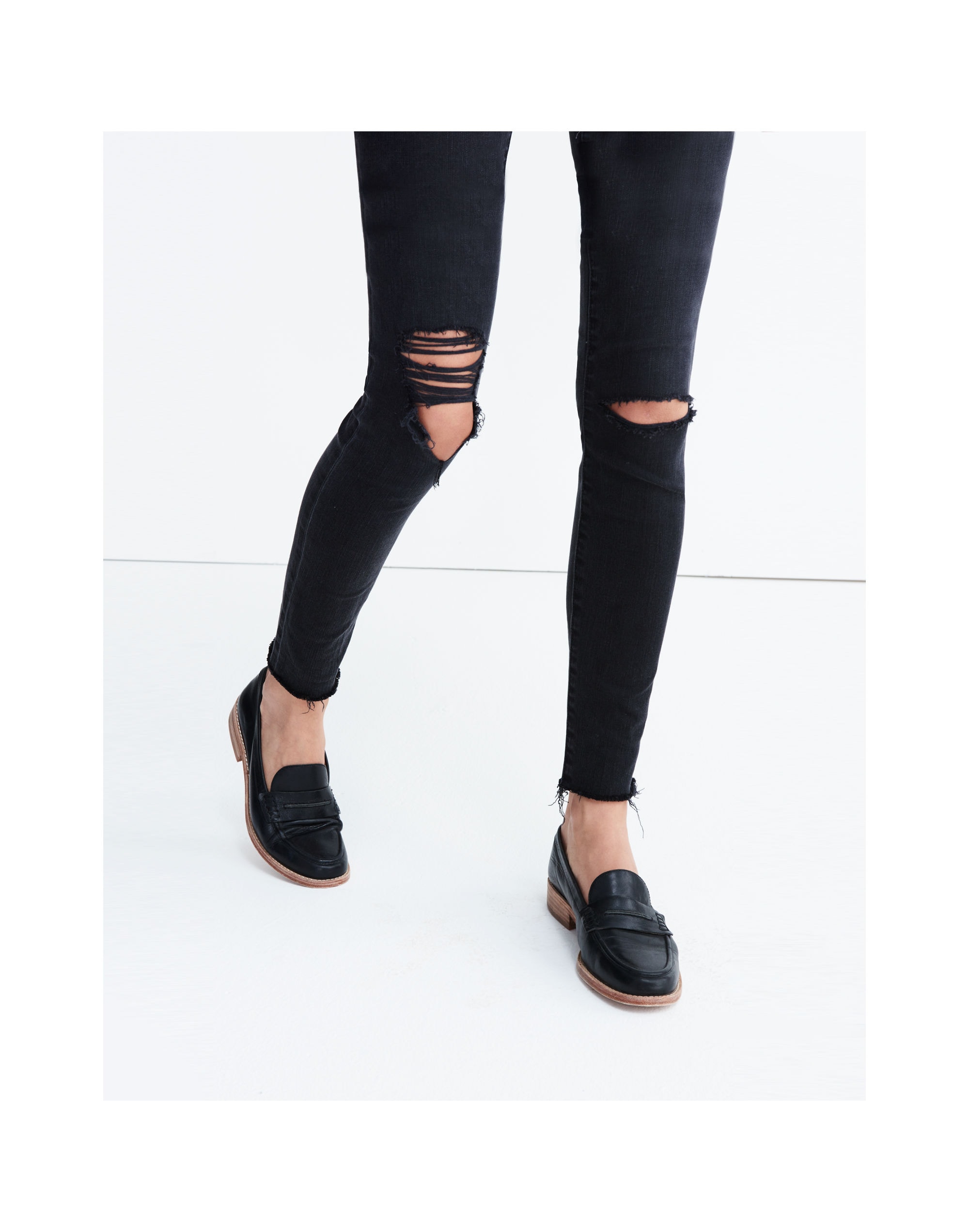 Tall 9" High-Rise Skinny Jeans Black Sea | Madewell