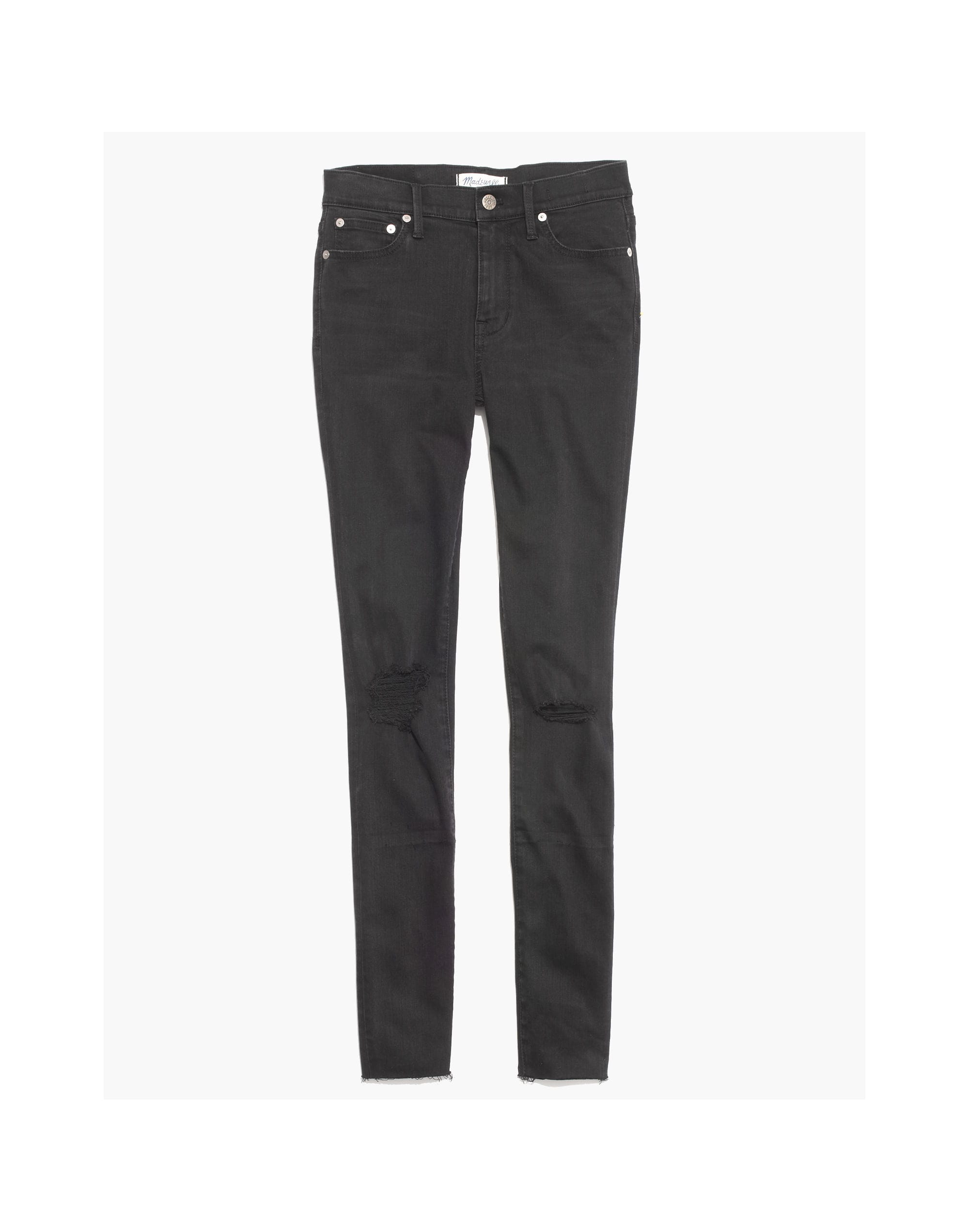 Tall 9" High-Rise Skinny Jeans Black Sea | Madewell