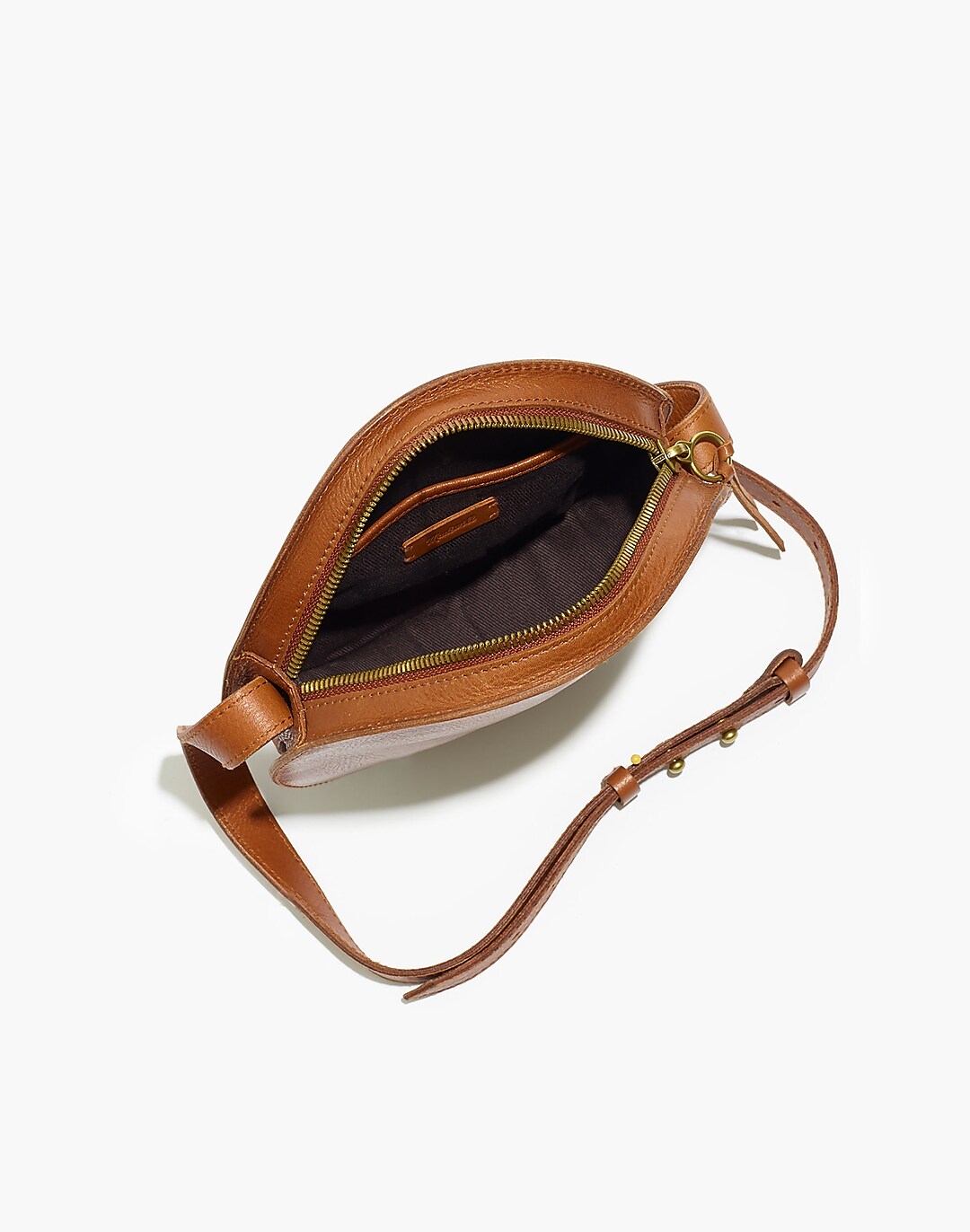 Stylish Leather Circle Crossbody Satchel — P. Sherrod & Co. Leather Handbags