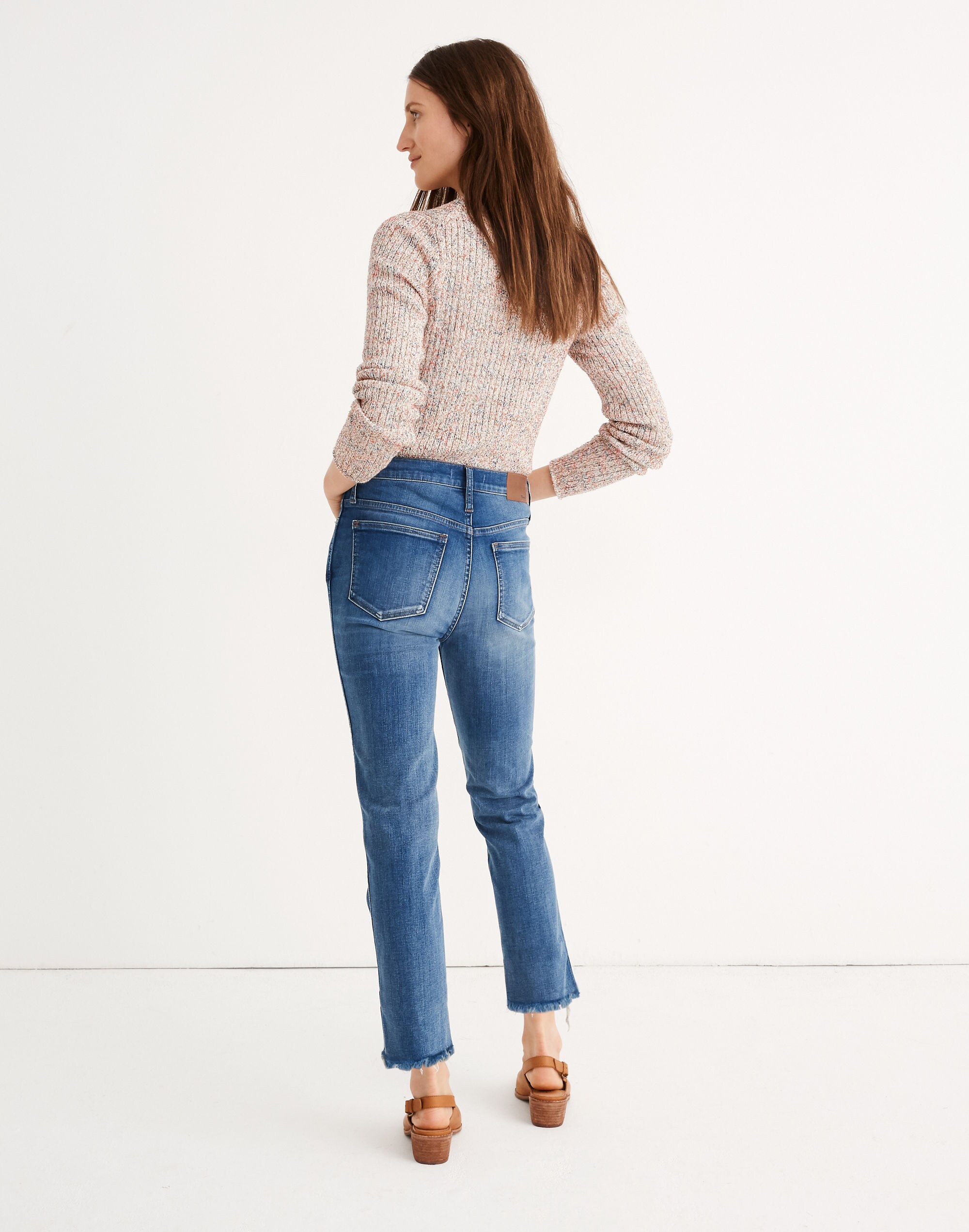 Stovepipe Jeans Chancery Wash: Fluffy Hem Edition | Madewell