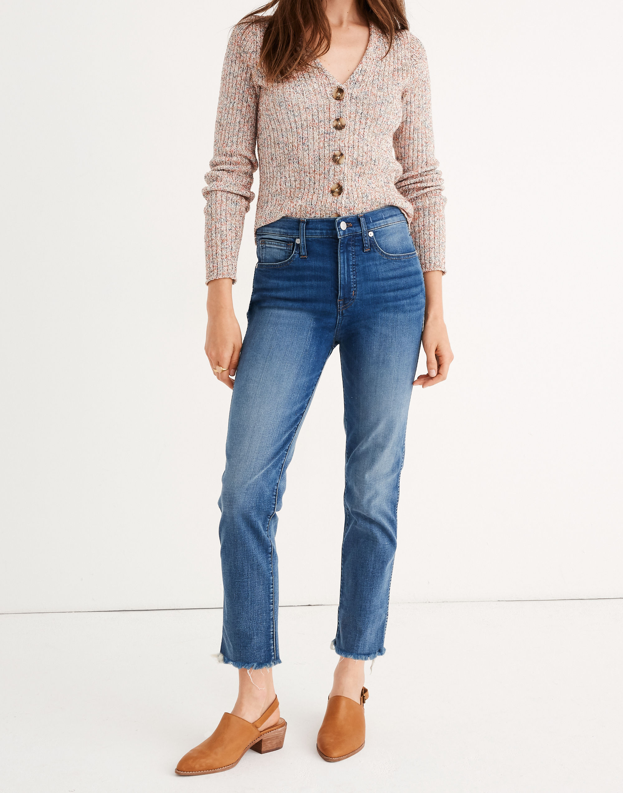 Stovepipe Jeans Chancery Wash: Fluffy Hem Edition | Madewell