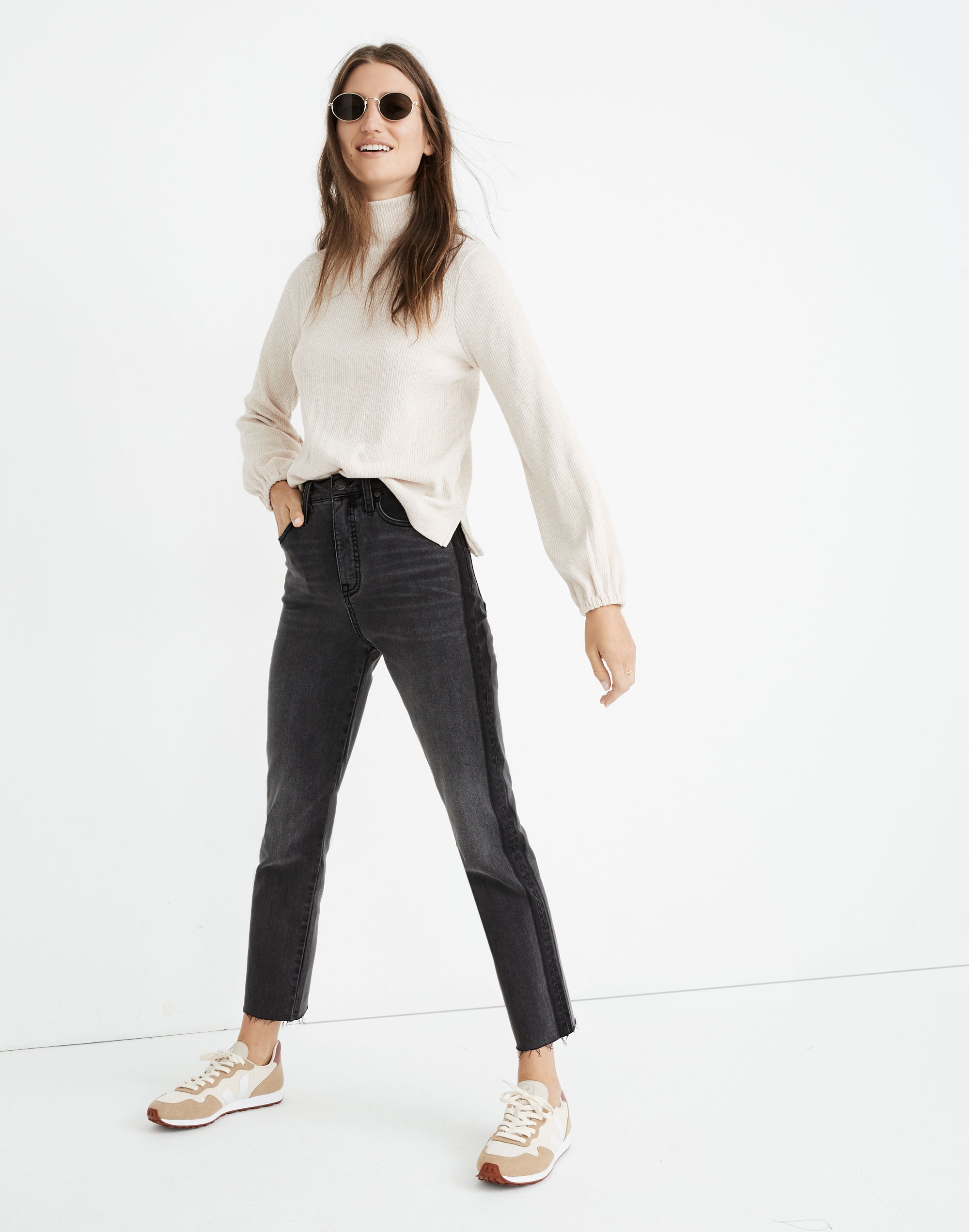 Classic Straight Jeans: Shadow Stripe Edition | Madewell