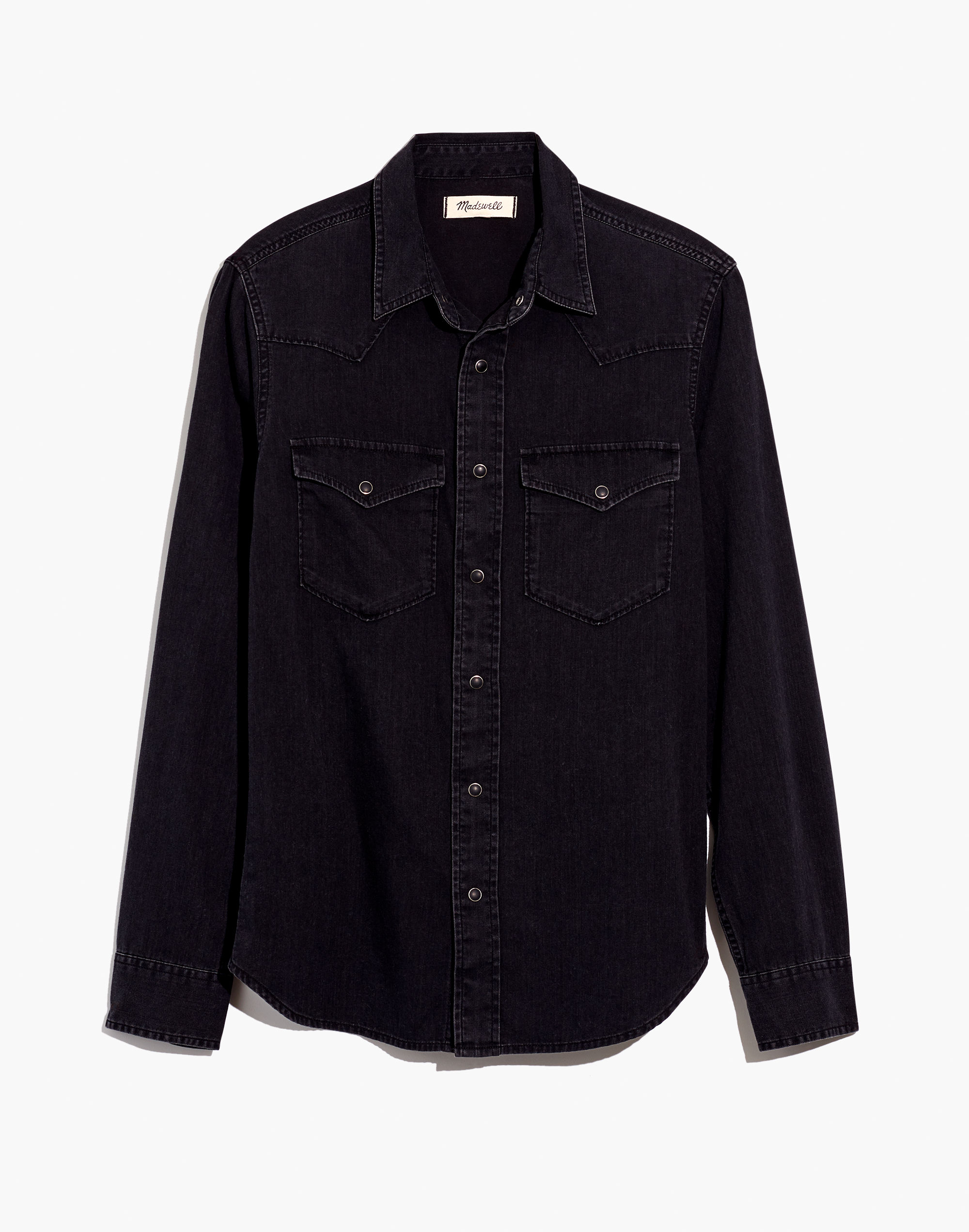 madewell denim western shirt