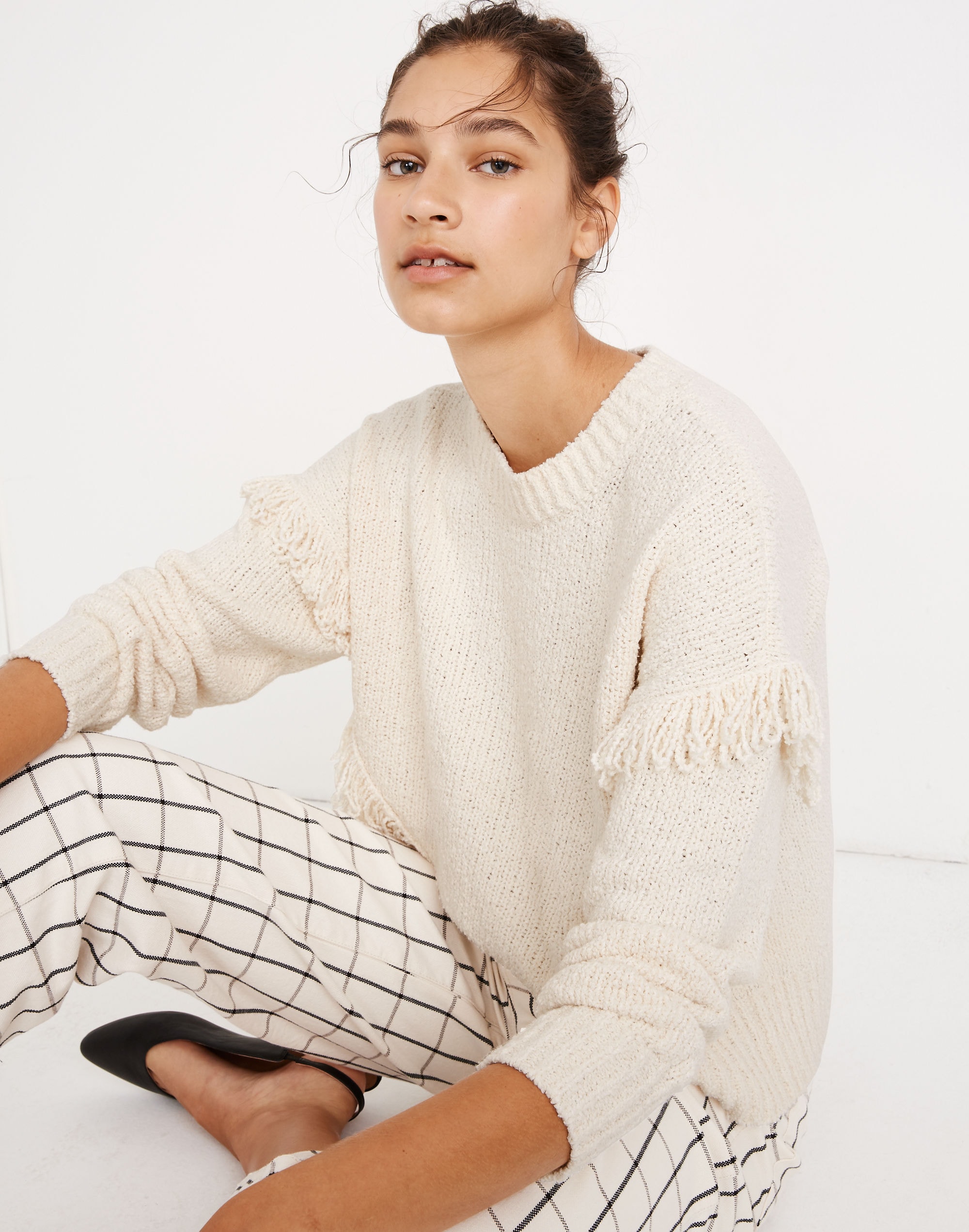 Montford Fringe Pullover Sweater | Madewell