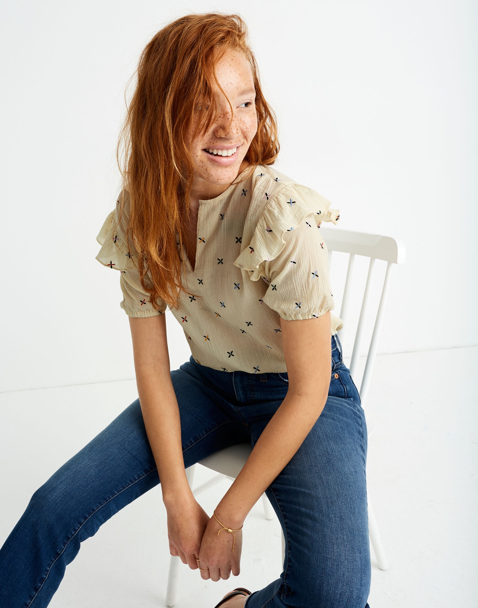 Embroidered Gazebo Top | Madewell