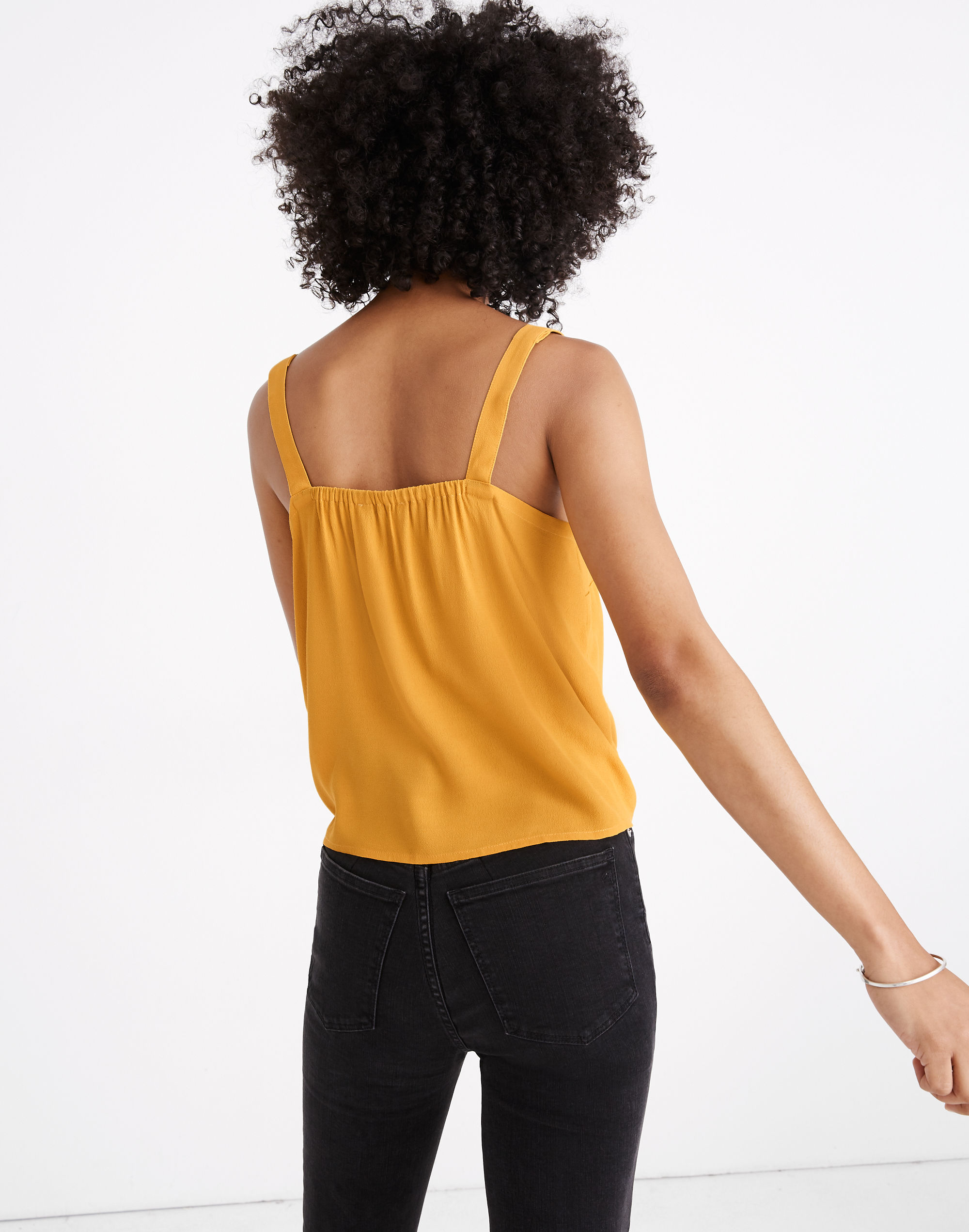 Button-Front Tie Tank | Madewell