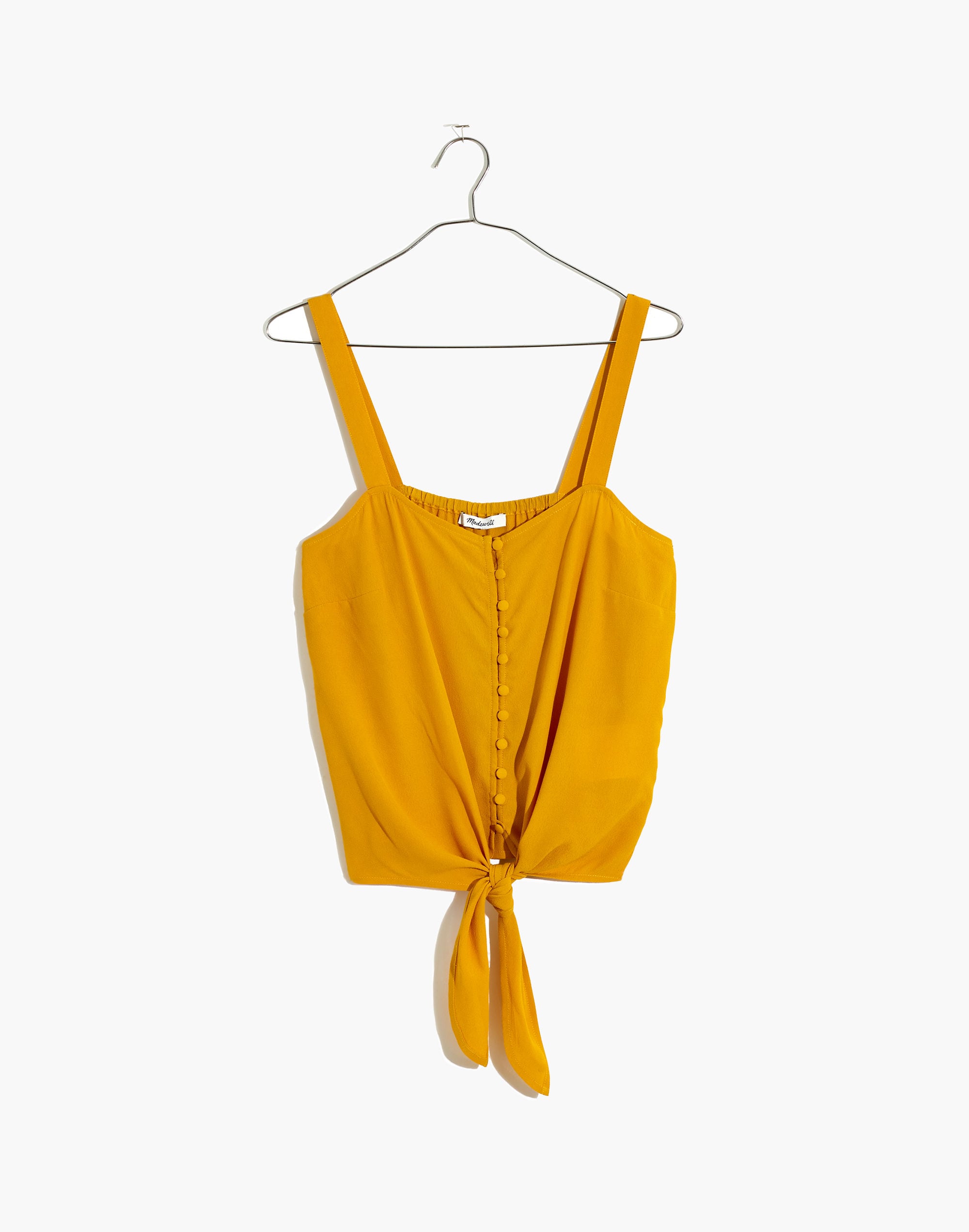 Button-Front Tie Tank | Madewell