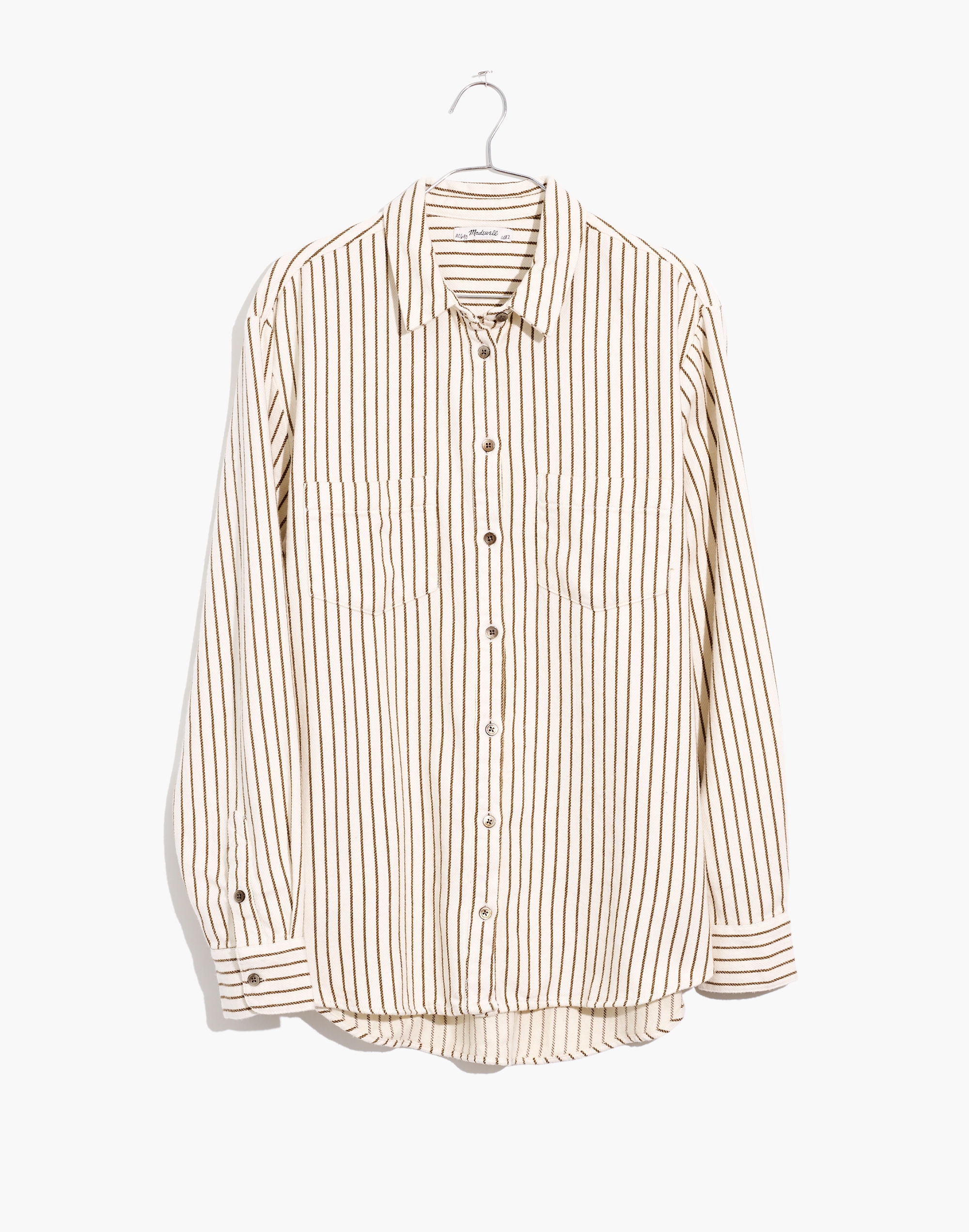 Flannel Sunday Shirt Creeland Stripe | Madewell