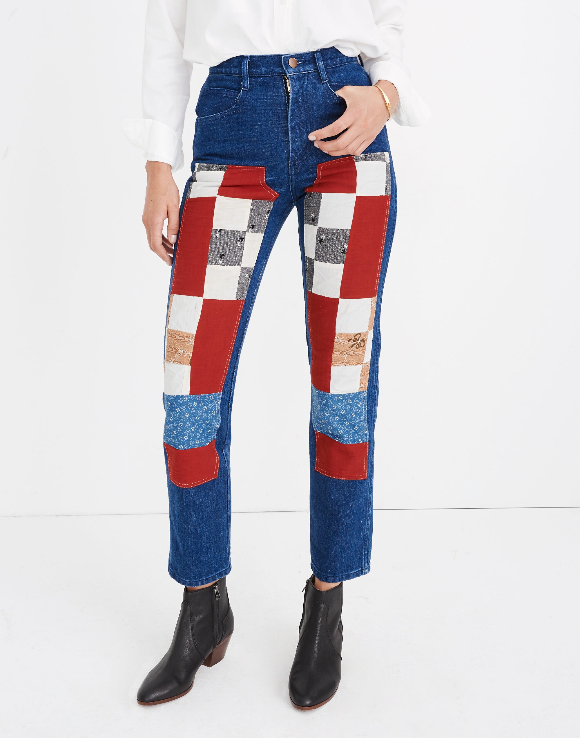 Patchwork Jeans - Nine Patch — Carleen