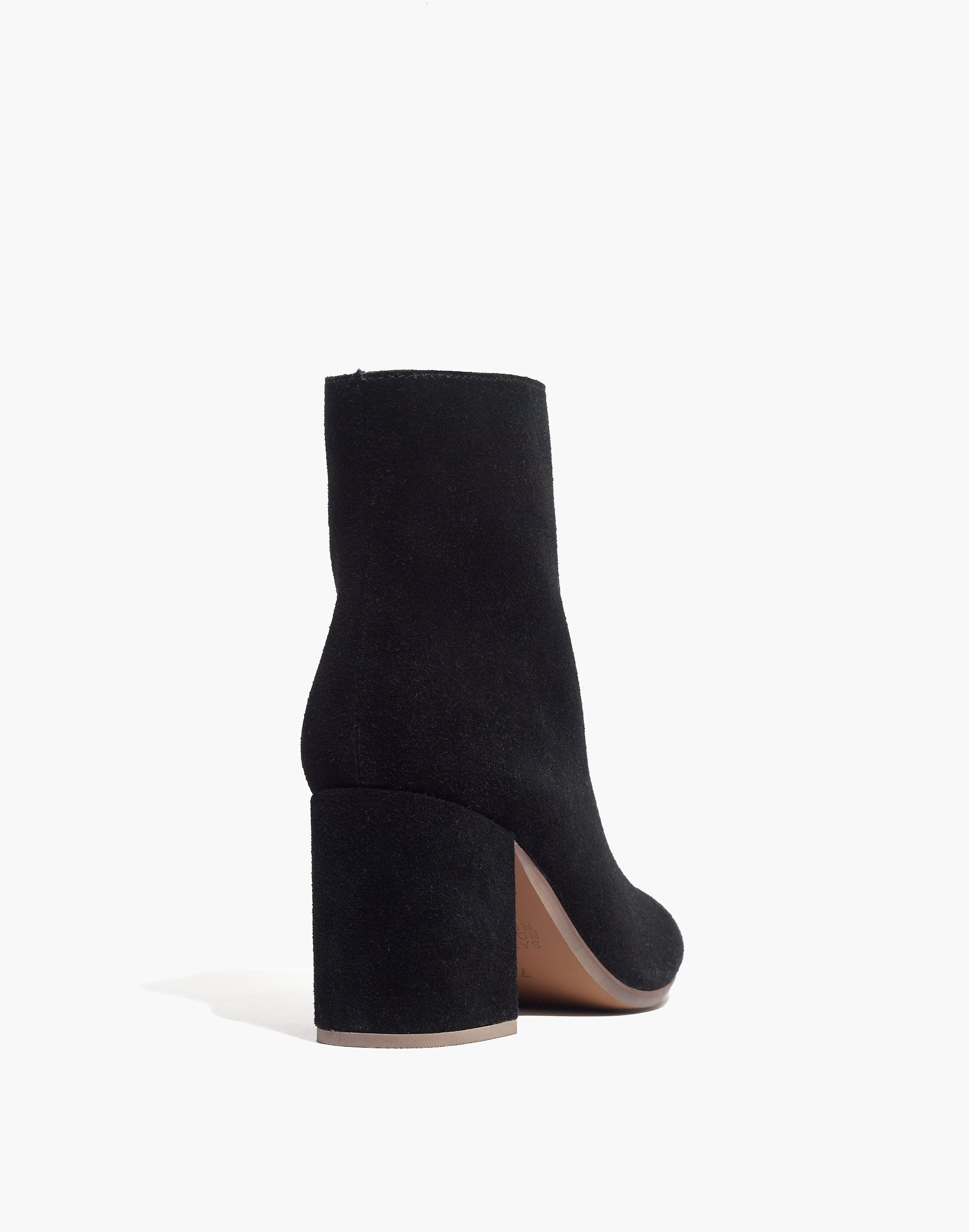 The Amalia Zip Boot in Suede | Madewell