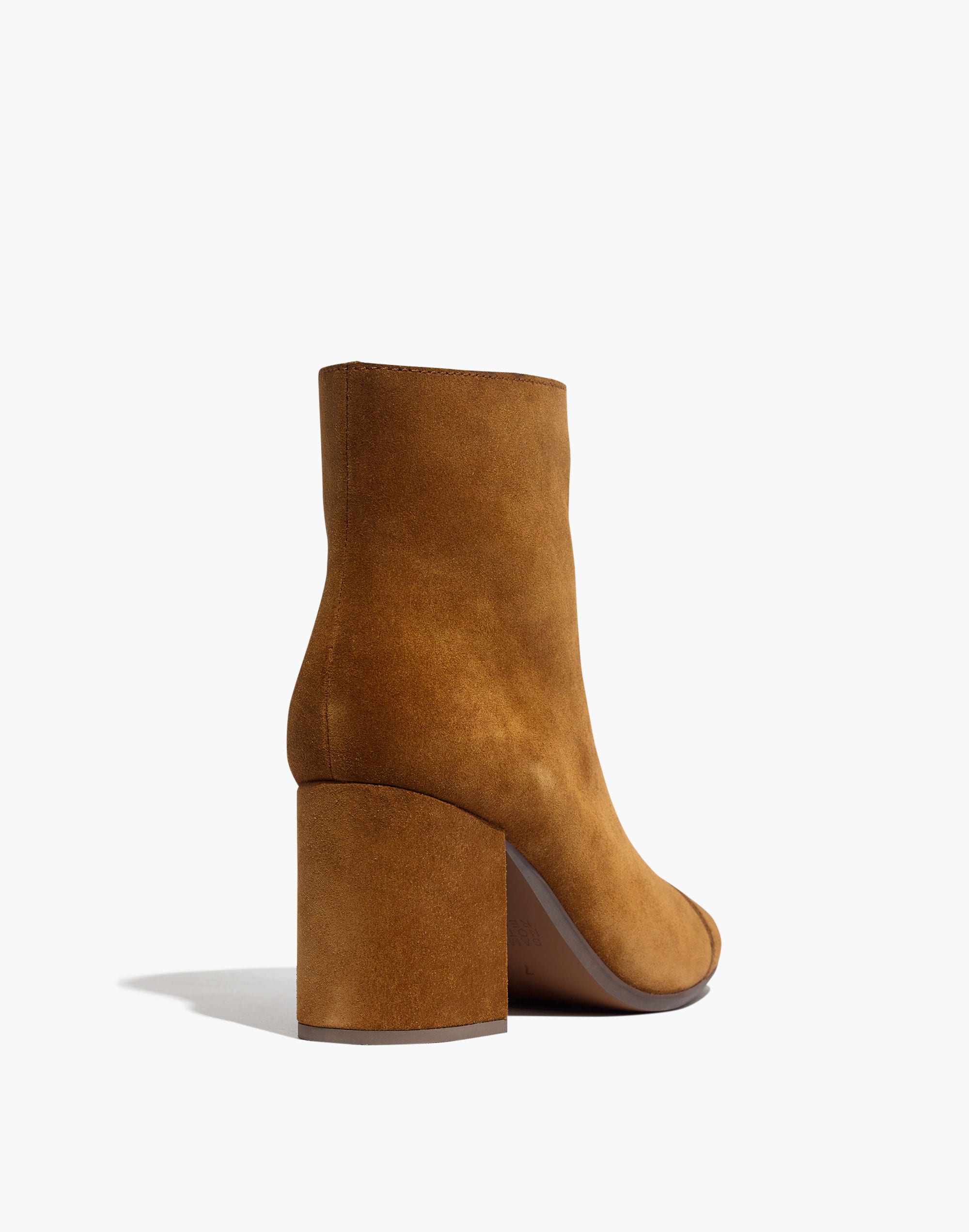 The Amalia Zip Boot in Suede | Madewell