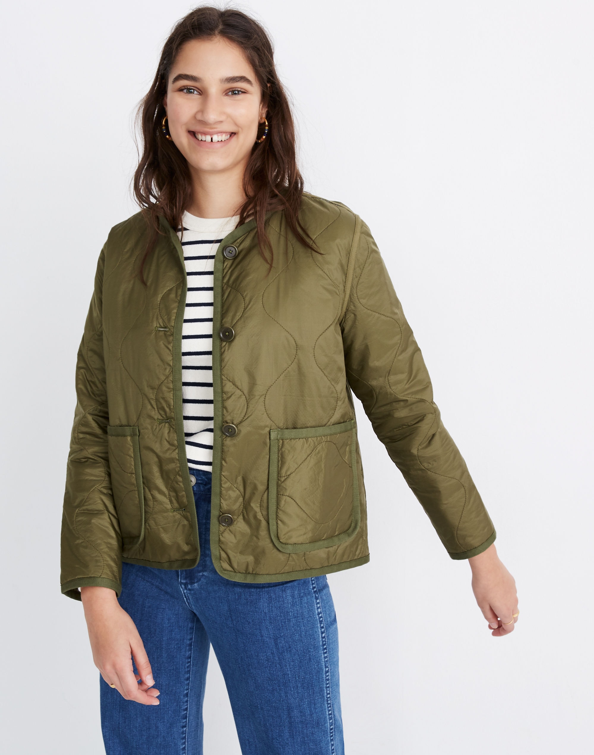 Cotton Quilted Liner Jacket