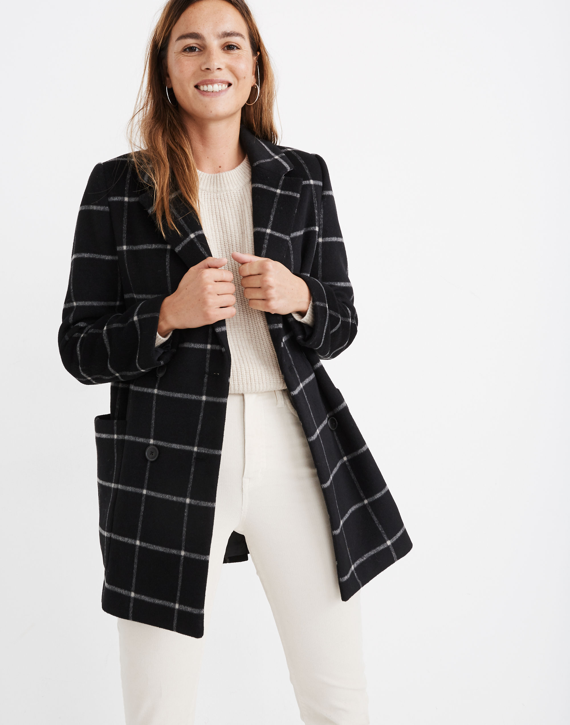 Hollis double breasted sale coat madewell