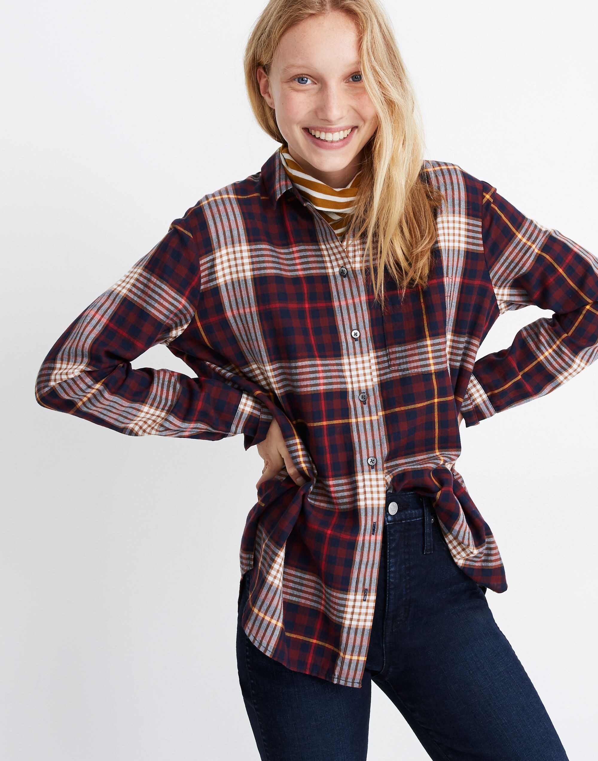 Oversized Ex-Boyfriend Shirt Rylan Plaid | Madewell