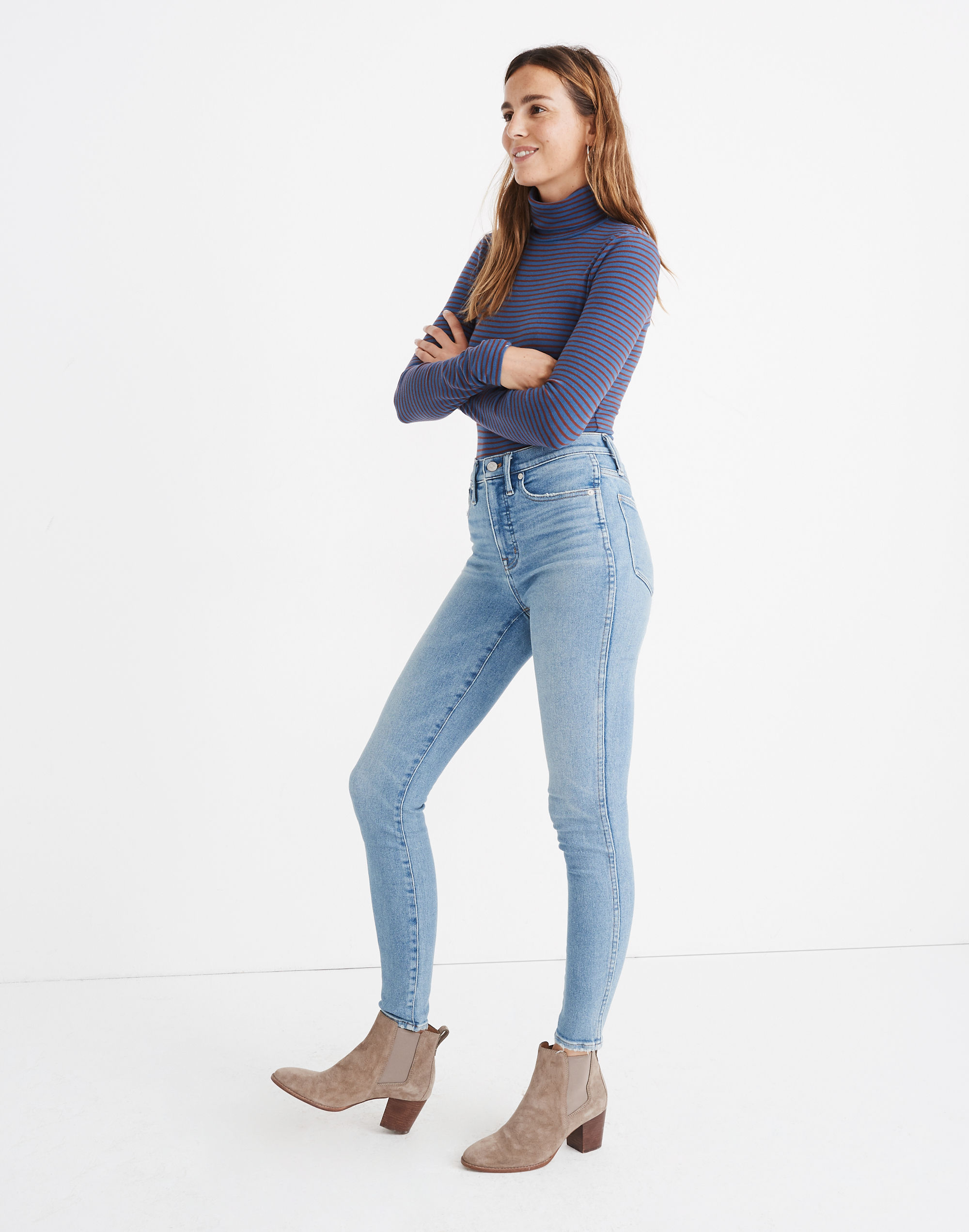 10" High-Rise Skinny Jeans in Hamden Wash | Madewell