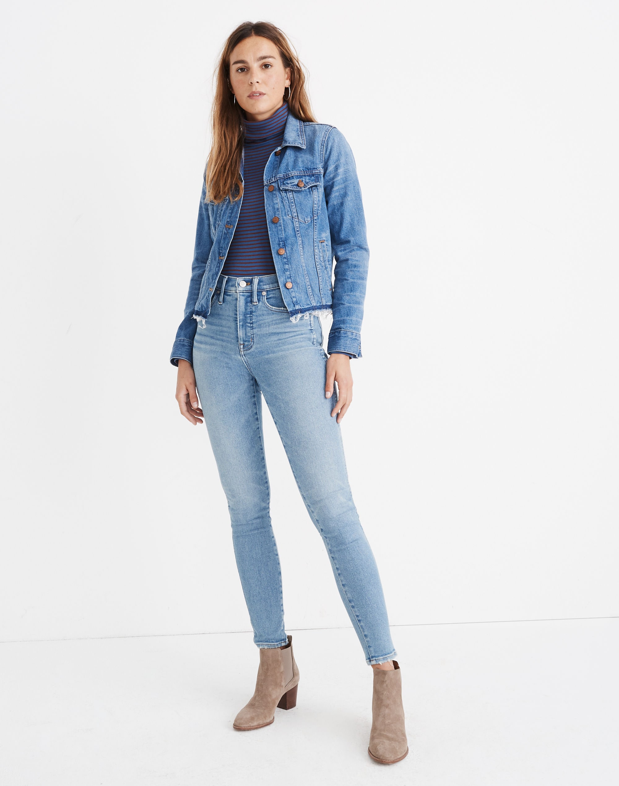 10" High-Rise Skinny Jeans in Hamden Wash | Madewell