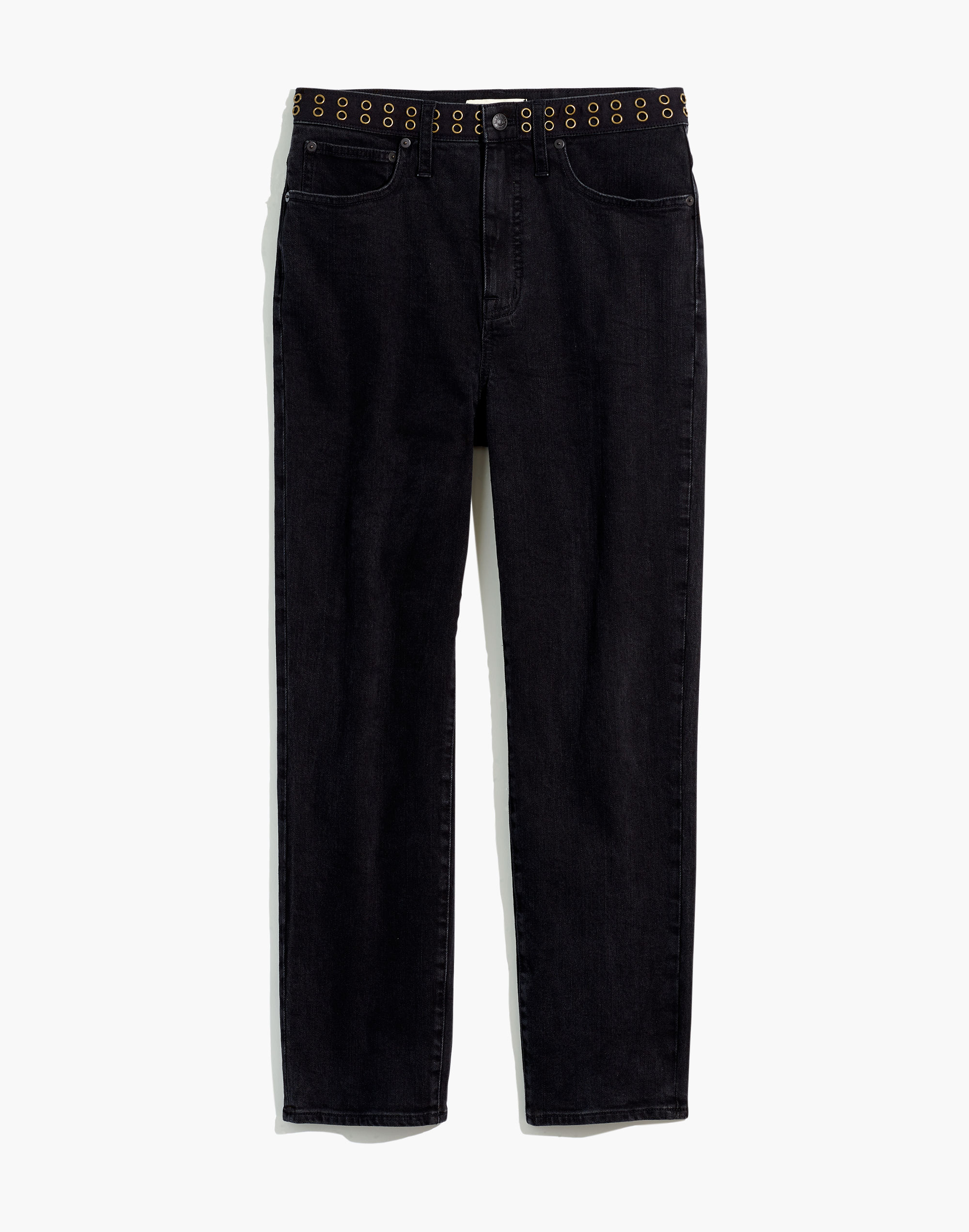 Classic Straight Jeans Lunar Wash: Grommet Edition | Madewell