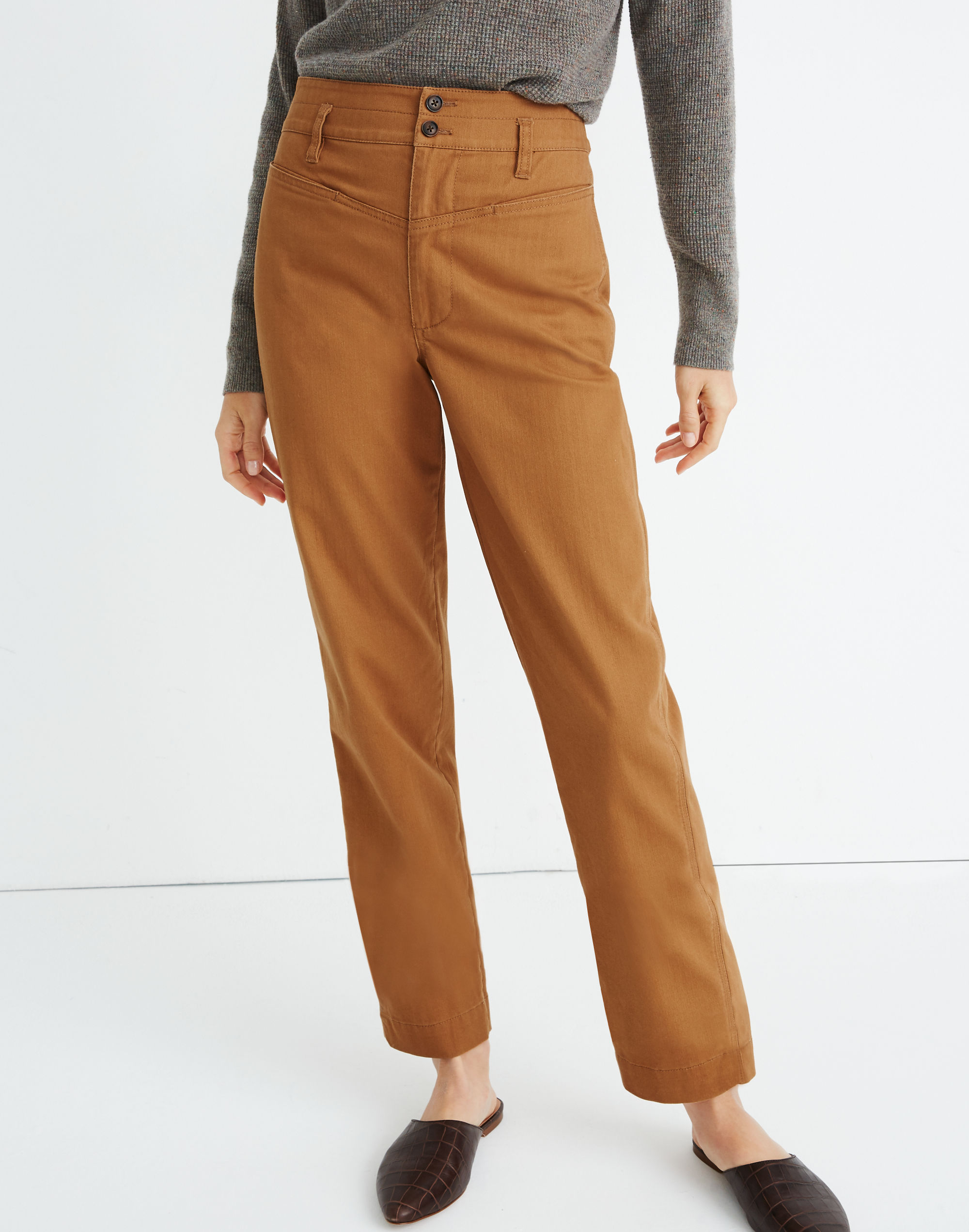 Tapered Pants: Pieced Yoke Edition