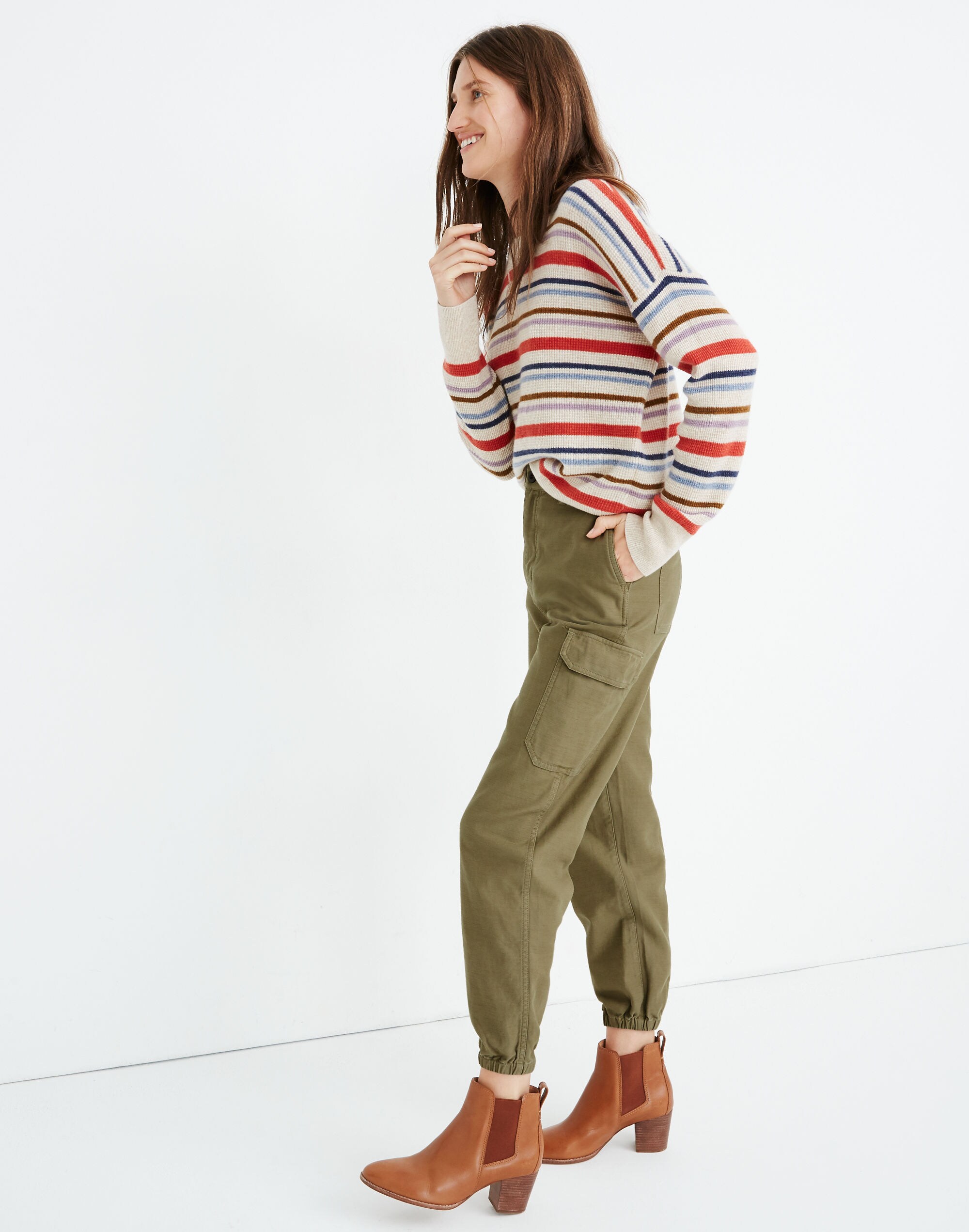 High-Rise Cargo Fatigue Pants | Madewell