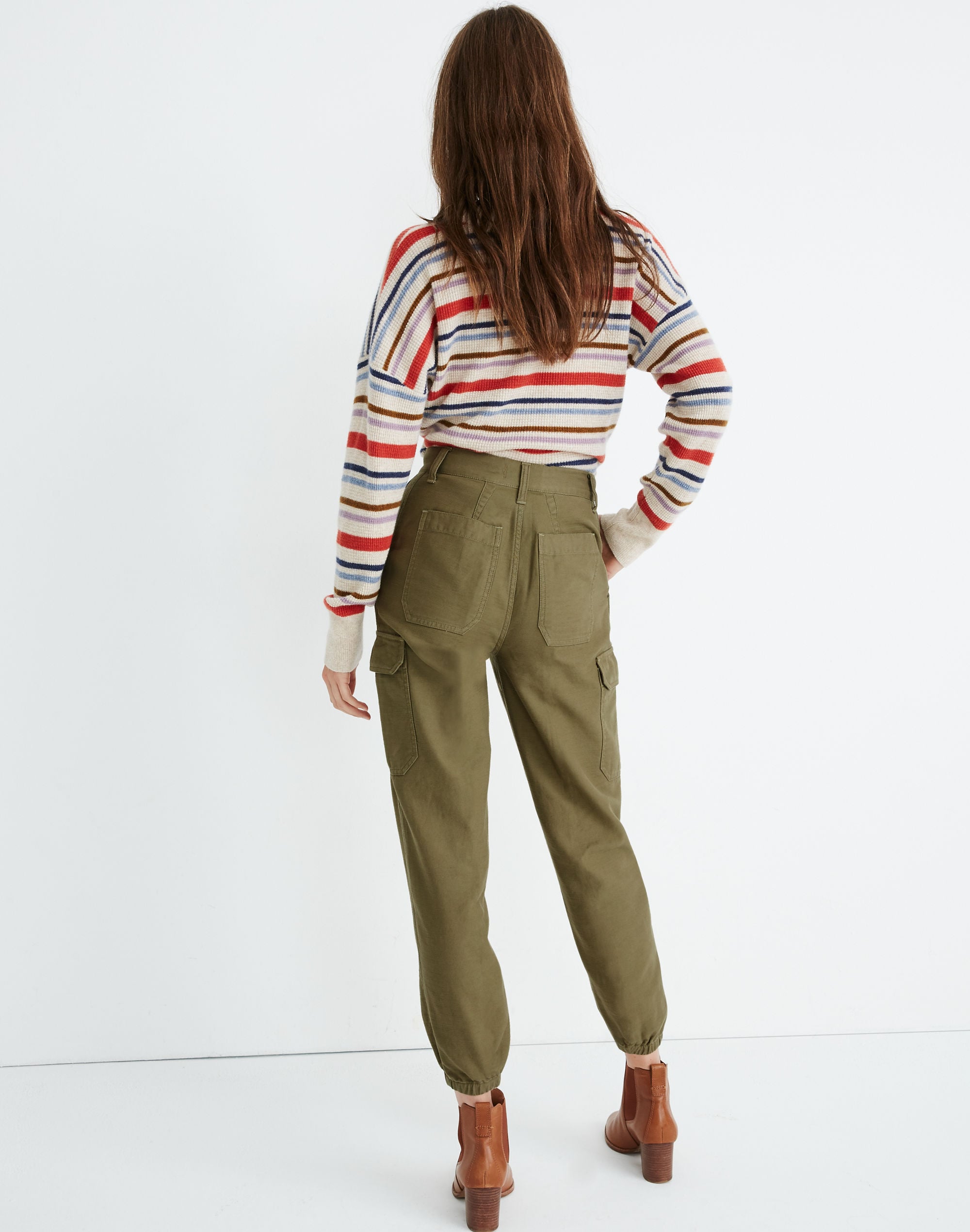 High-Rise Cargo Fatigue Pants | Madewell