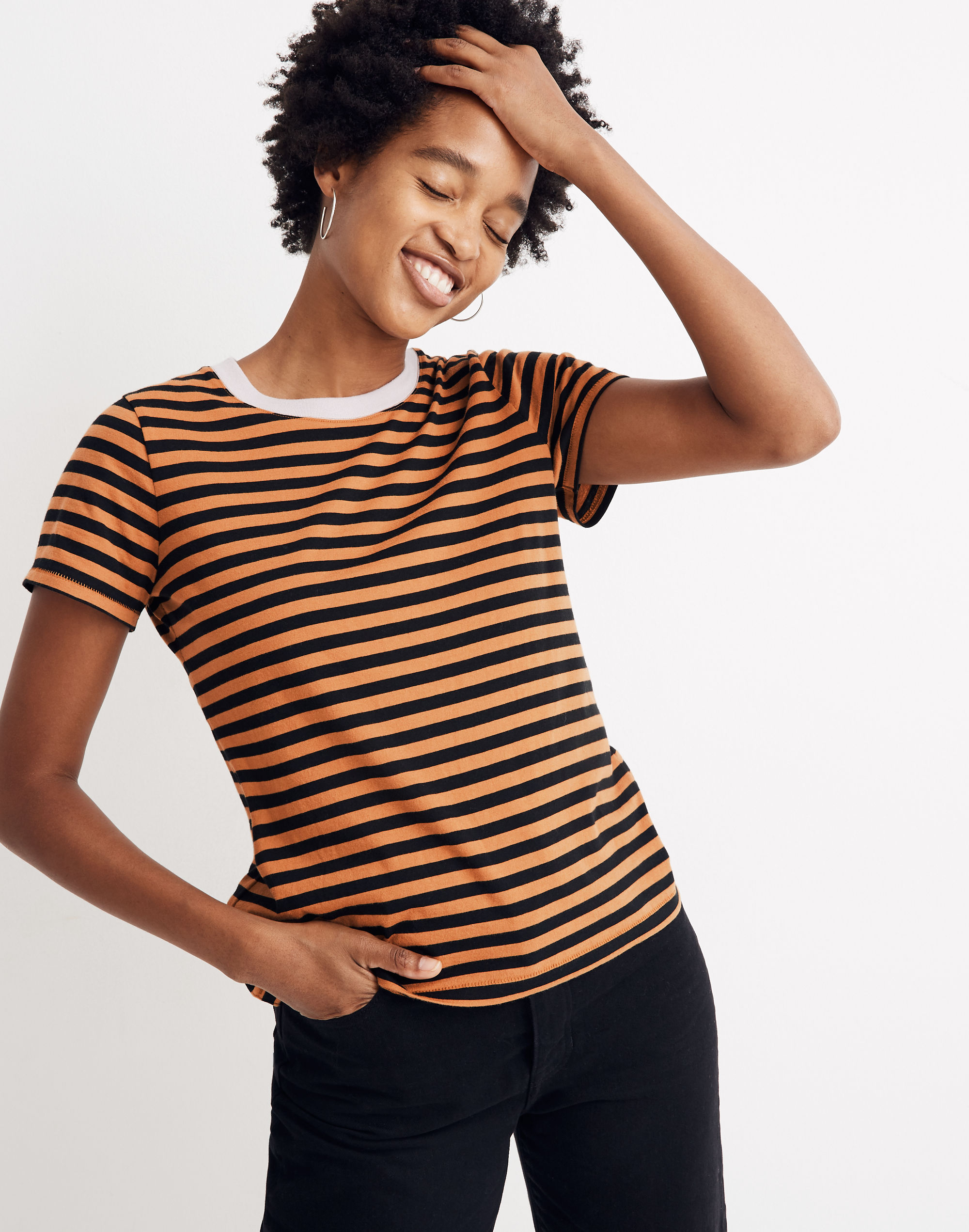 Northside Vintage Tee Lark Stripe | Madewell