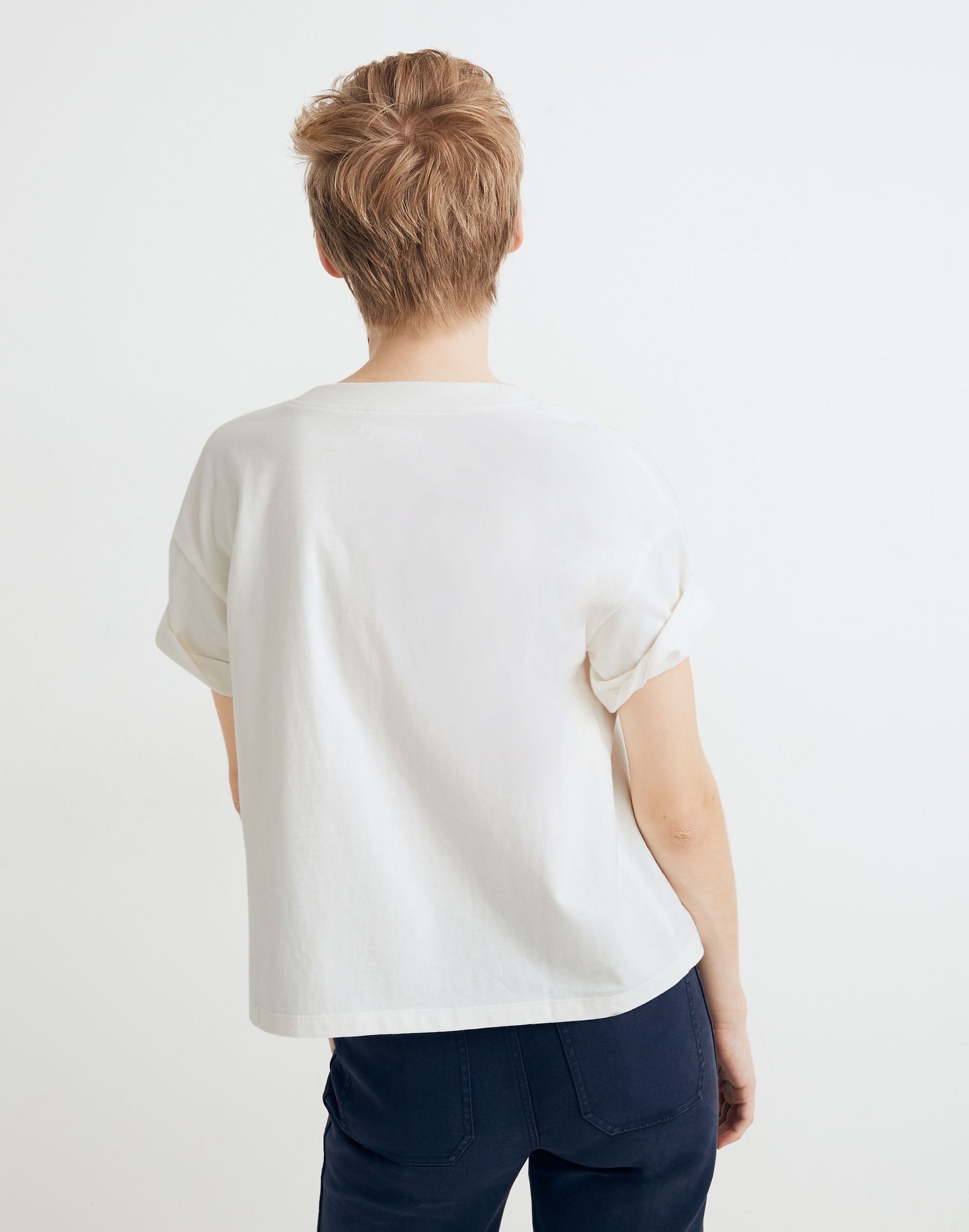 Vista Graphic Easy Crop Tee | Madewell