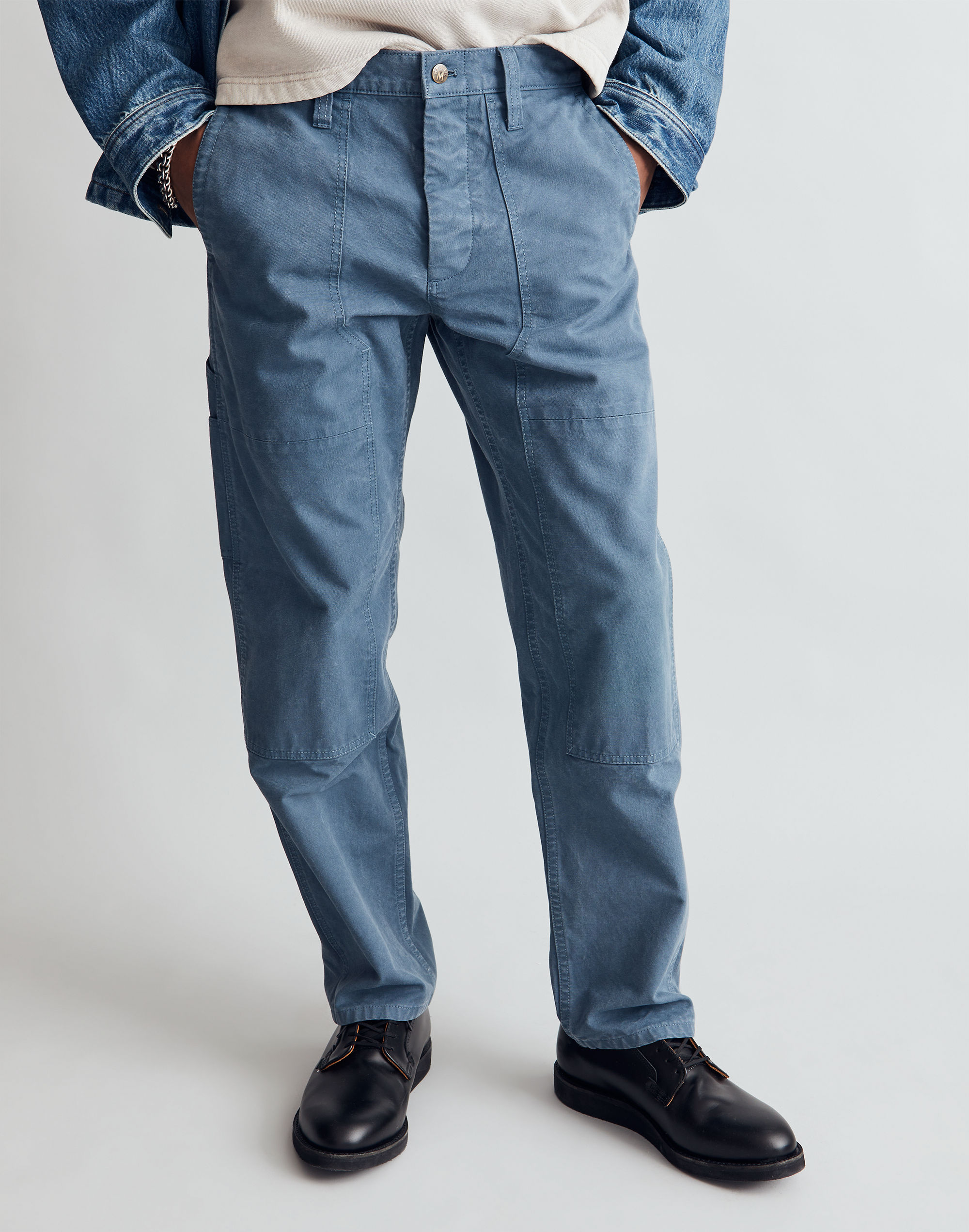 Relaxed Straight Workwear Pants