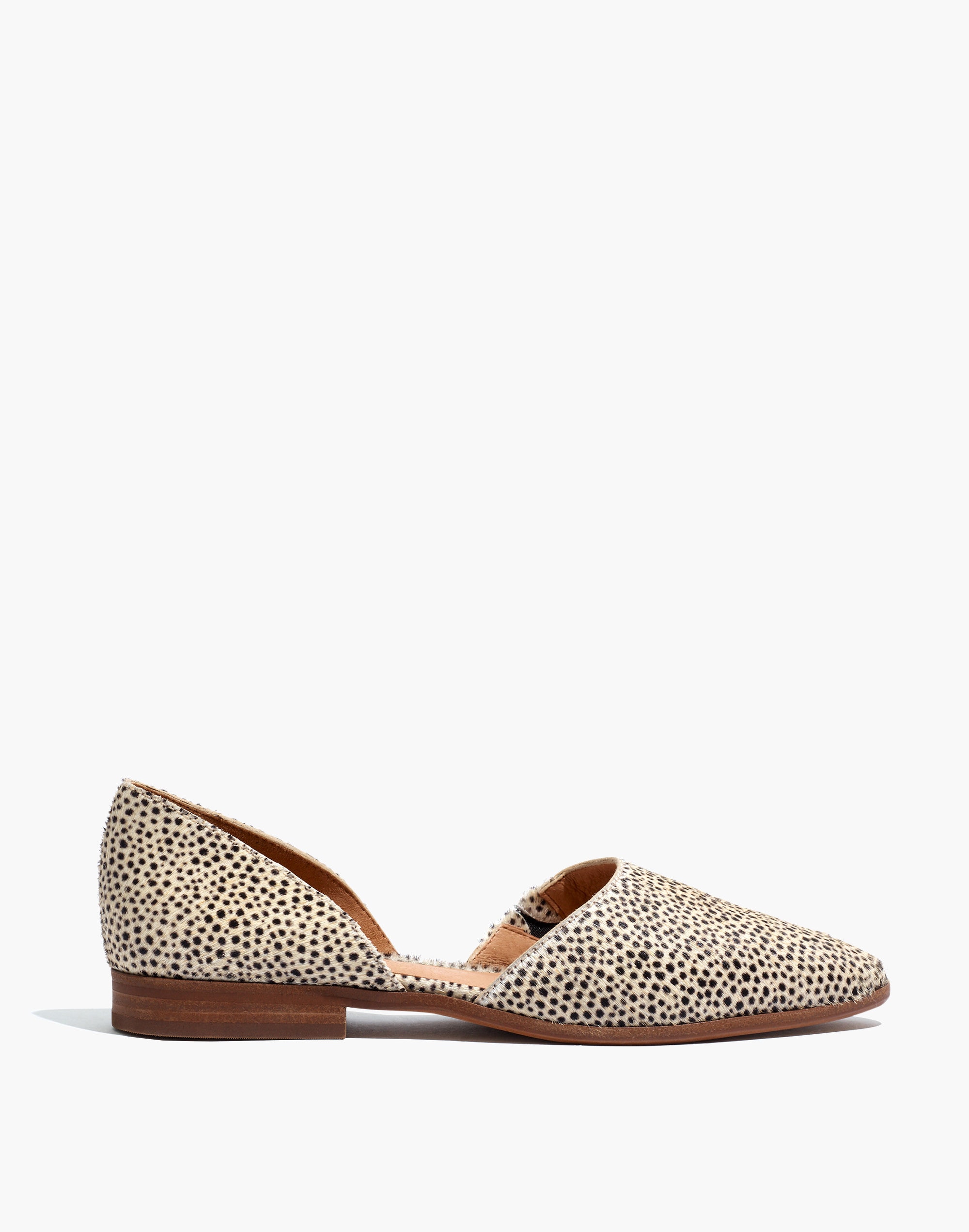 The Marisa d'Orsay Flat in Spotted Calf Hair | Madewell