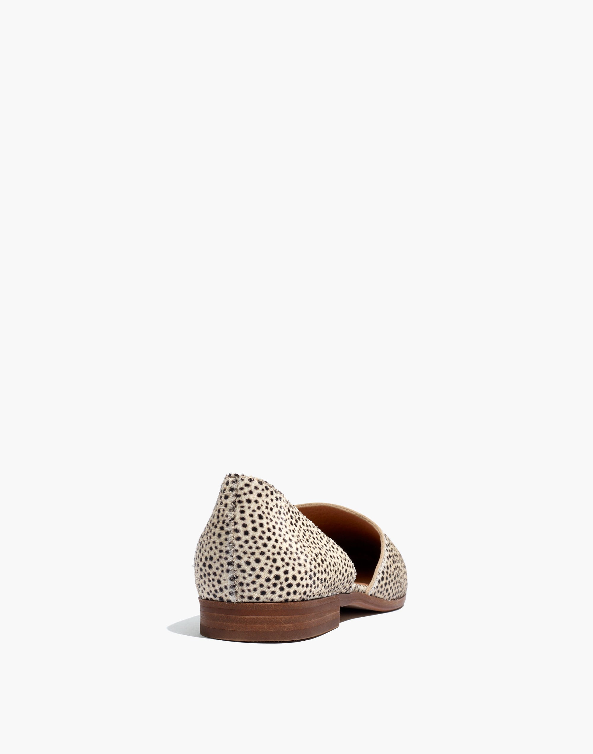 The Marisa d'Orsay Flat in Spotted Calf Hair | Madewell