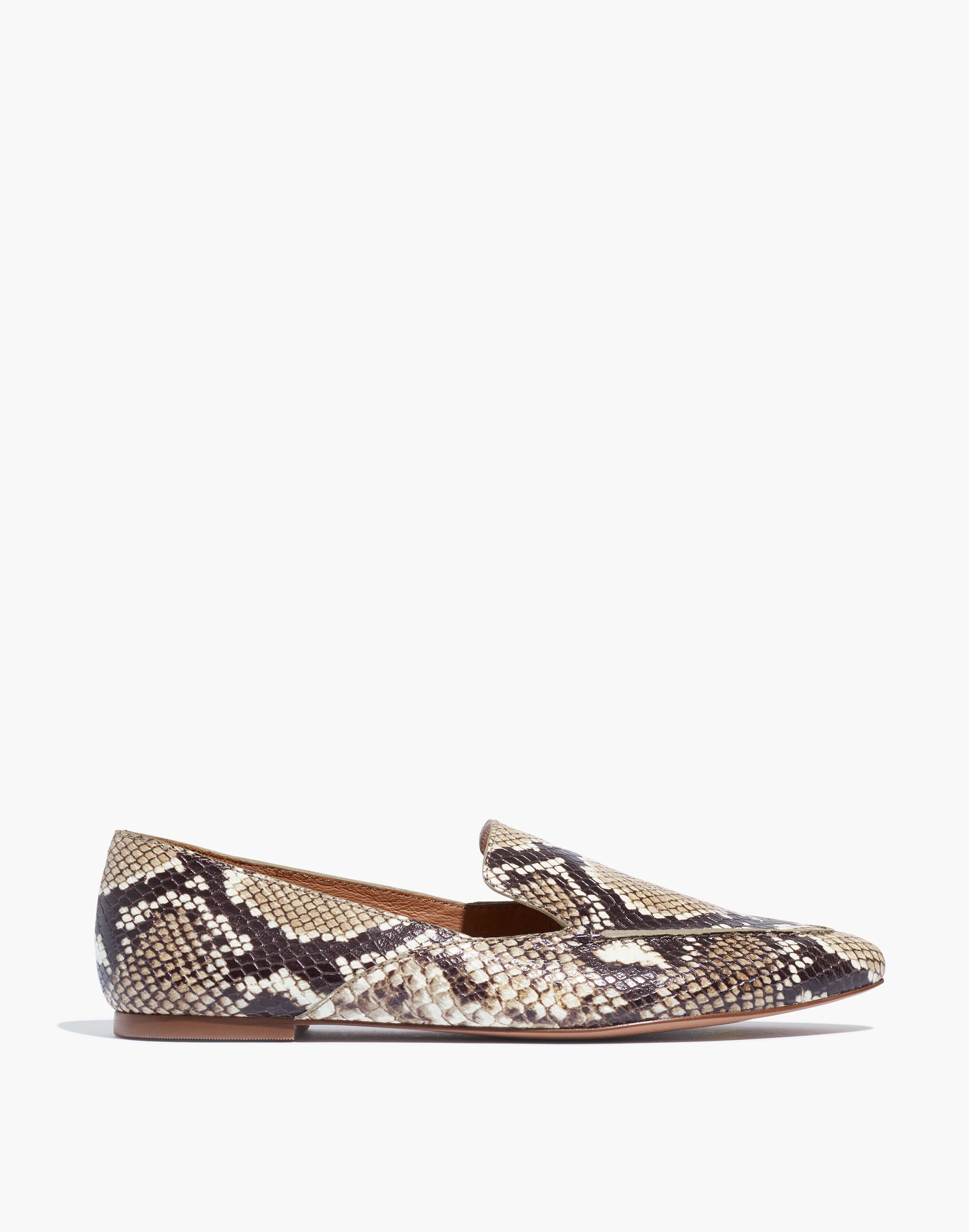 The Frances Skimmer in Snake Embossed Leather | Madewell