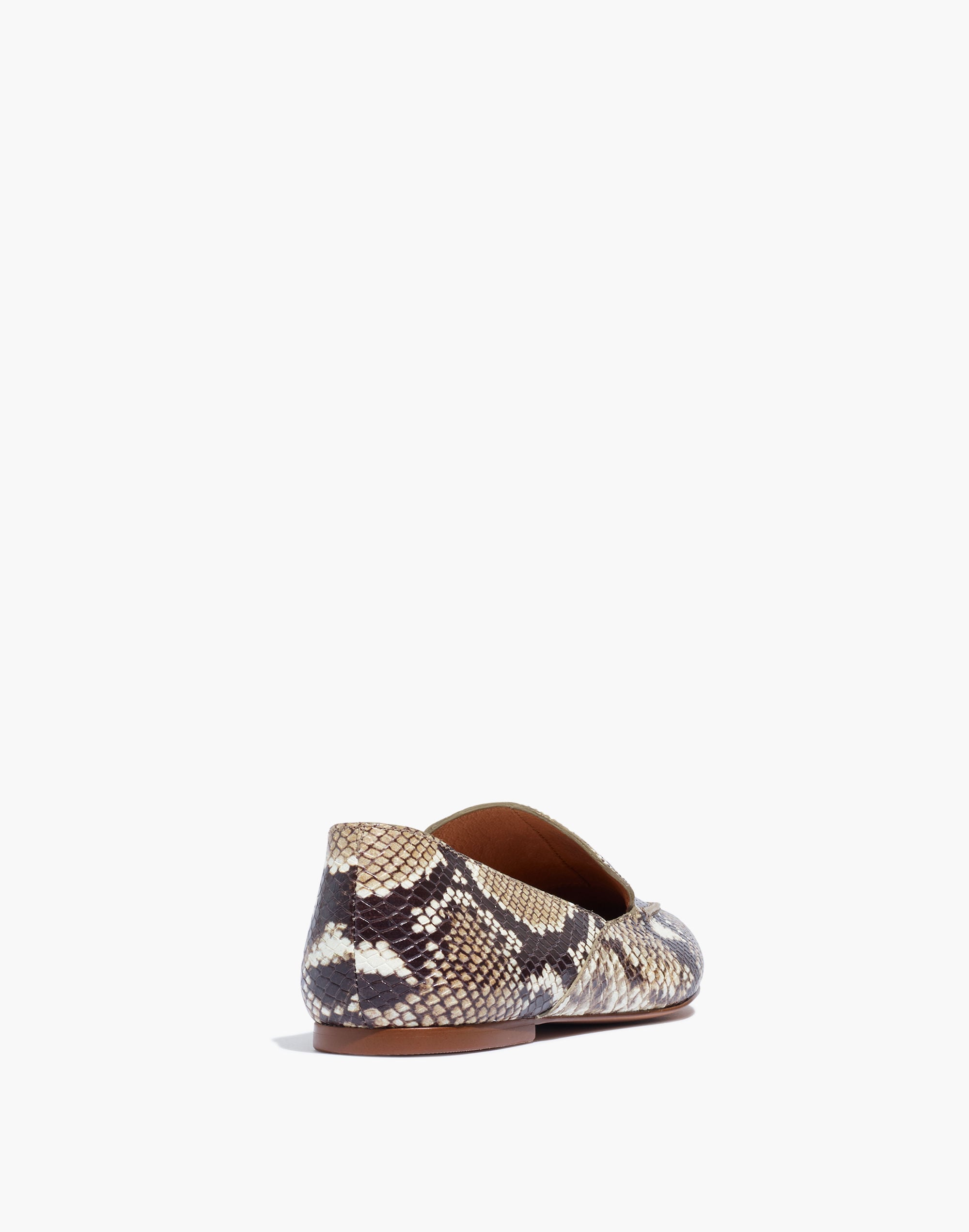 The Frances Skimmer in Snake Embossed Leather | Madewell