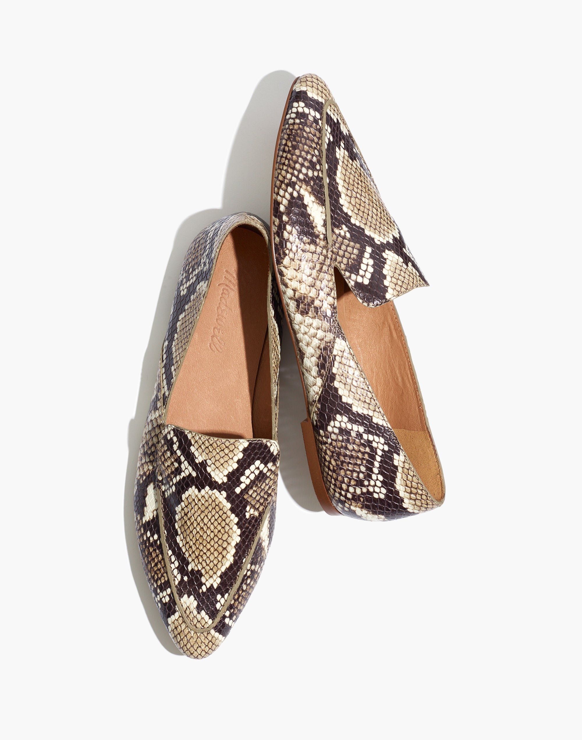 The Frances Skimmer in Snake Embossed Leather | Madewell