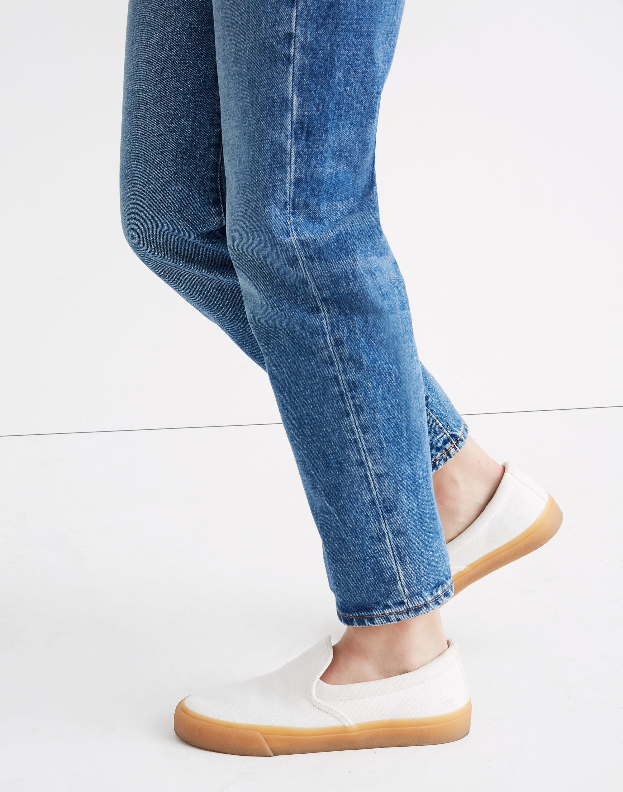 Sidewalk Slip-On Sneakers Recycled Canvas | Madewell