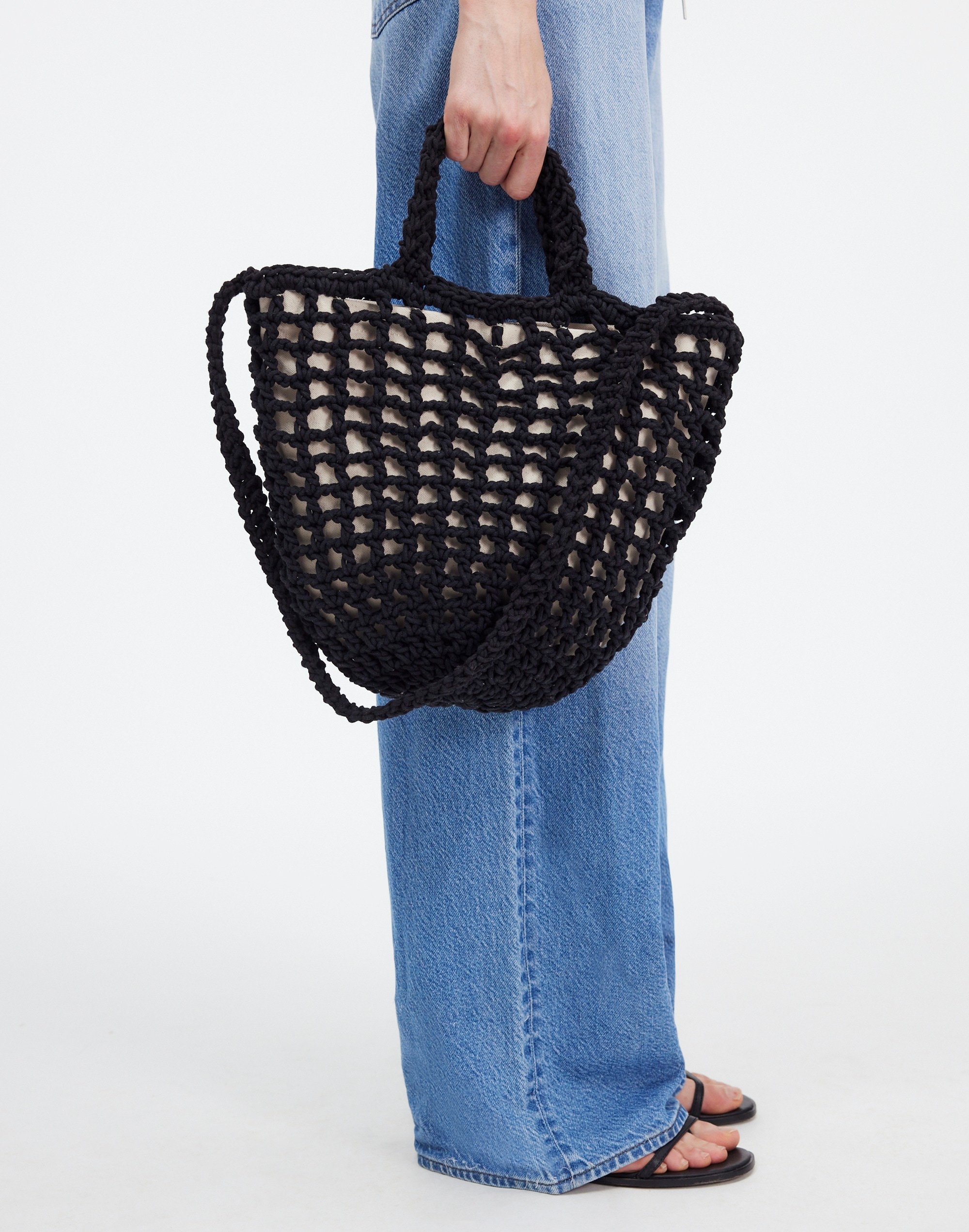 The Crocheted Shoulder Bag | Madewell