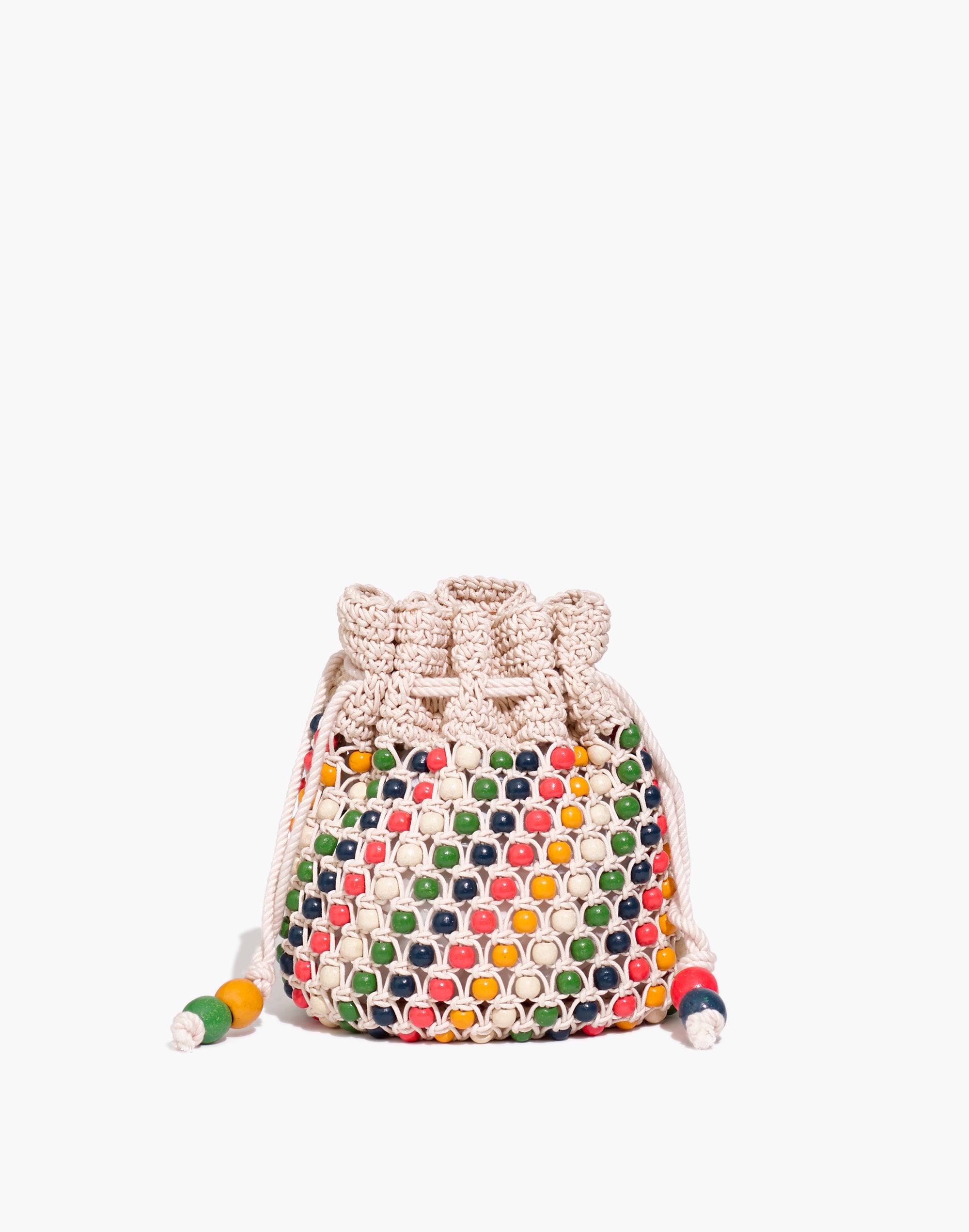 The Beaded Drawstring Bag | Madewell