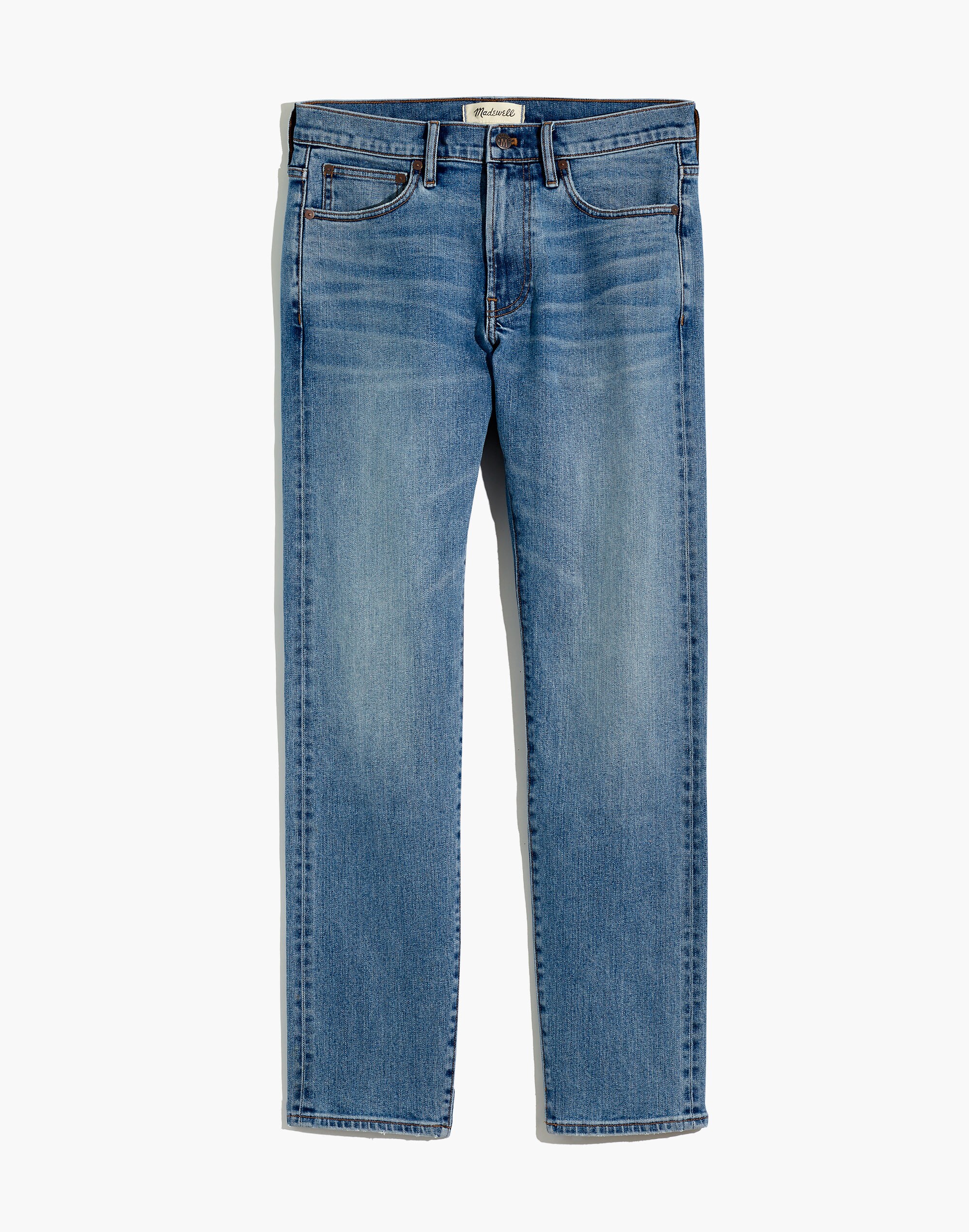 Selvedge Slim Authentic Flex Jeans Darrington Wash | Madewell