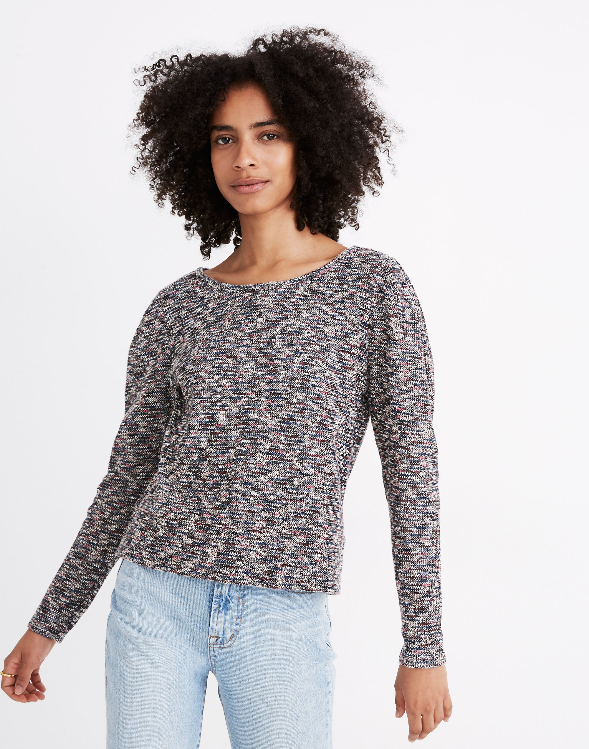 Multicolored Knit Top | Madewell