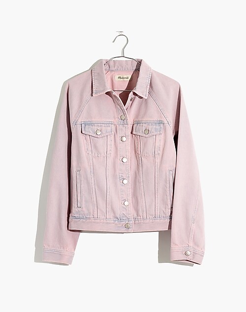 H&M+ Denim jacket - Light pink - Ladies