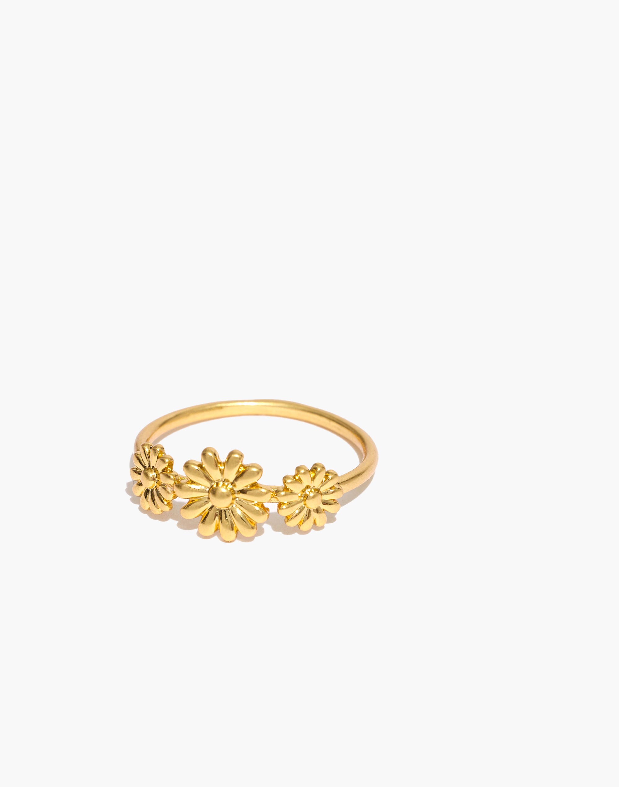 Triple Daisy Ring