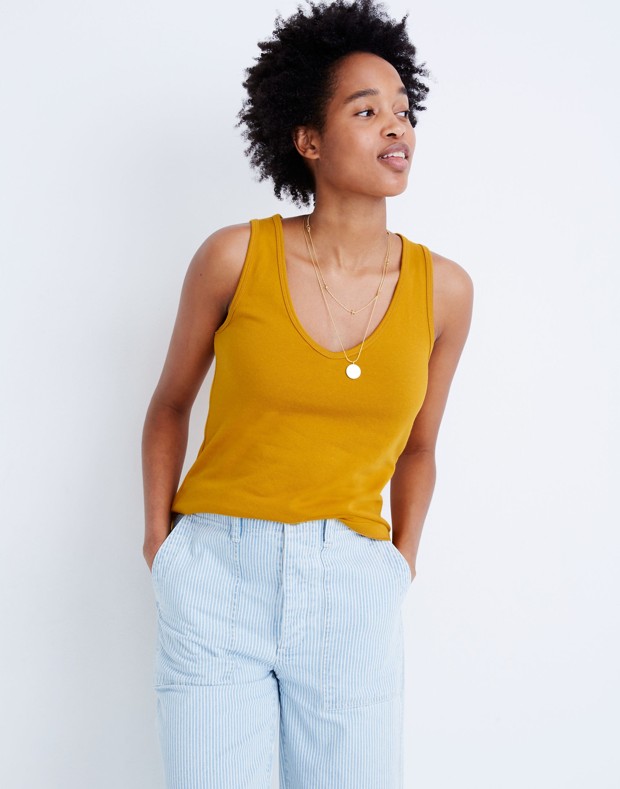 Tomboy V-Neck Tank Top | Madewell