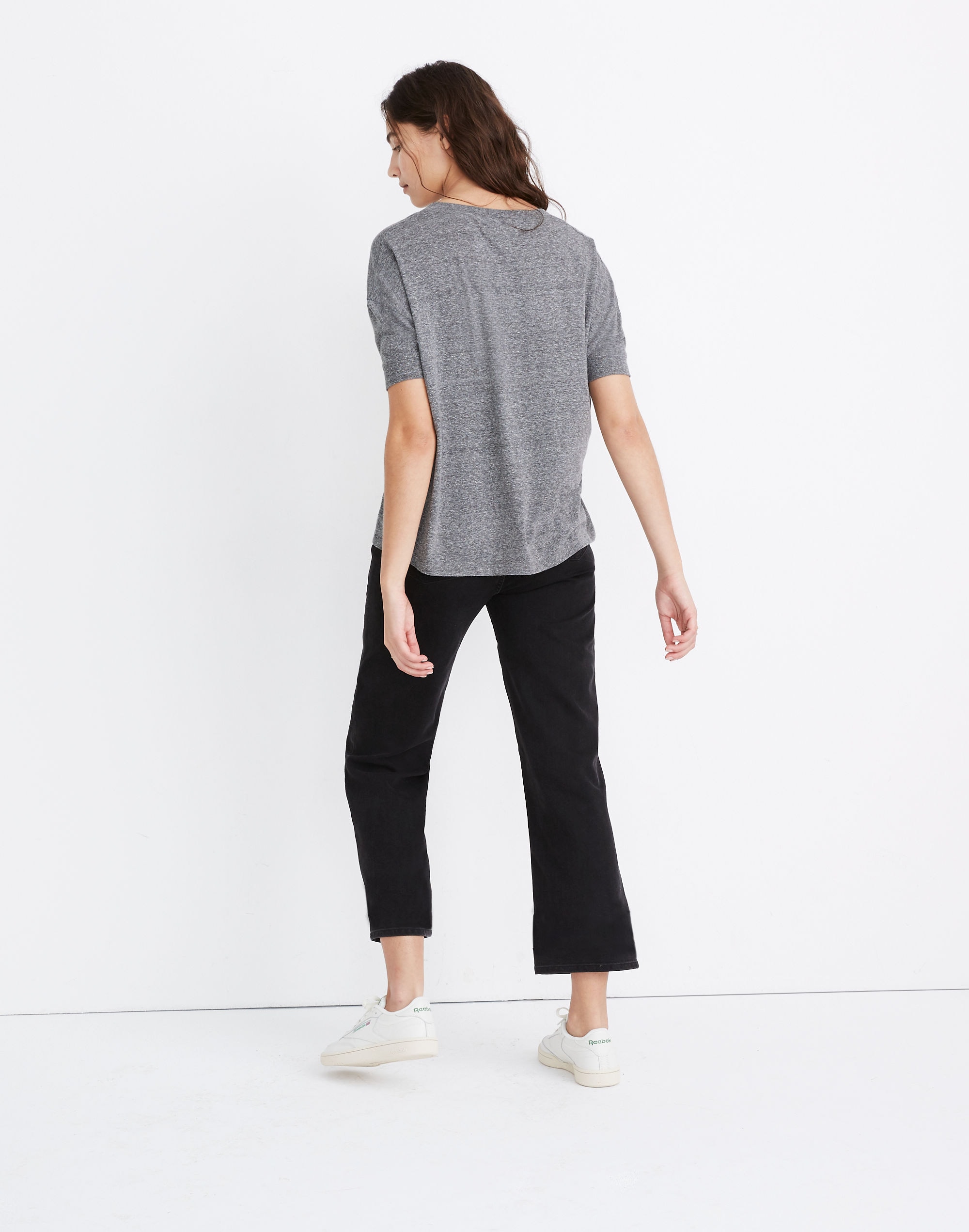 Rivet & Thread Heathered Henley Tee | Madewell