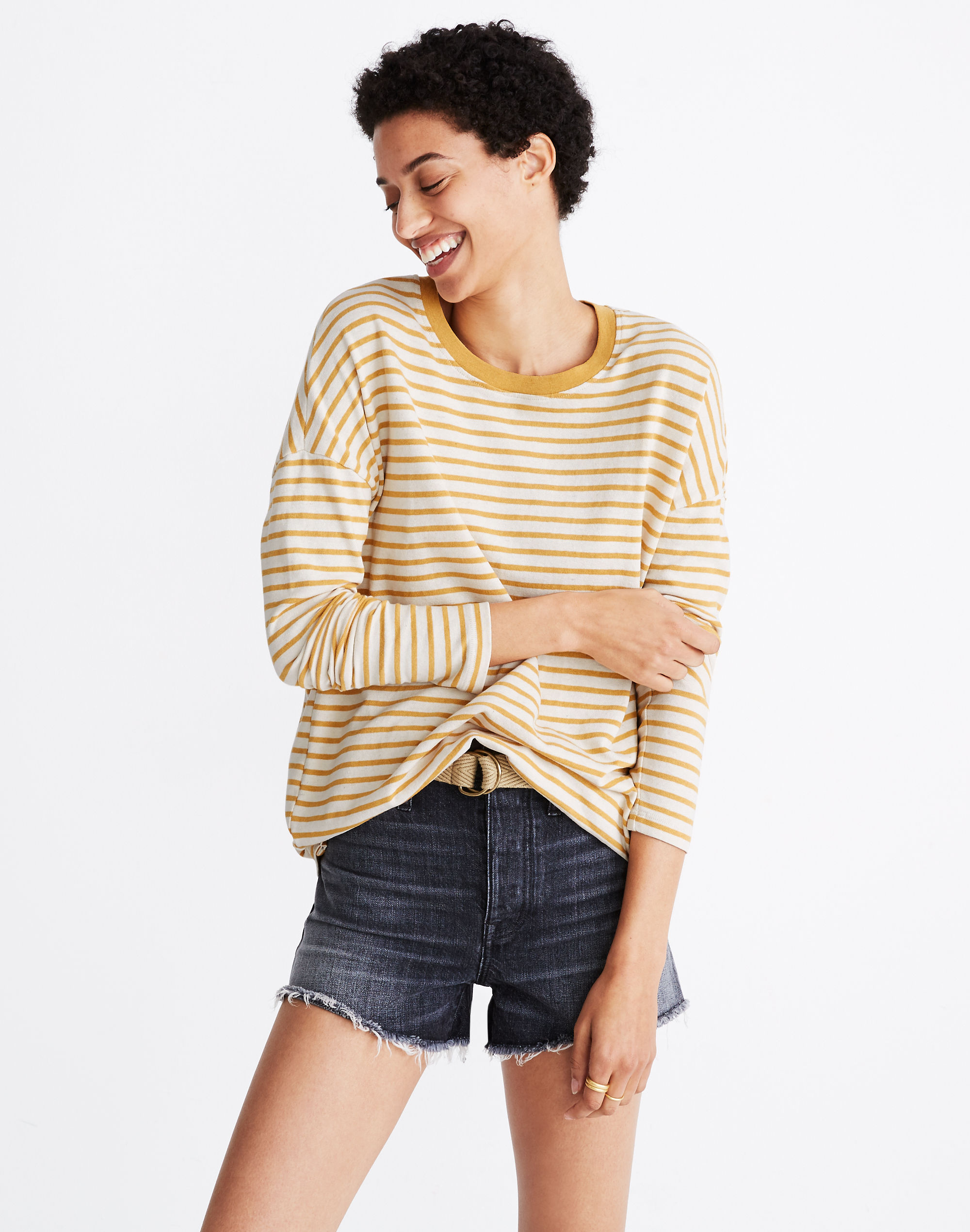 Rivet & Thread Ex-Boyfriend Long-Sleeve Tee in Warwick Stripe | Madewell