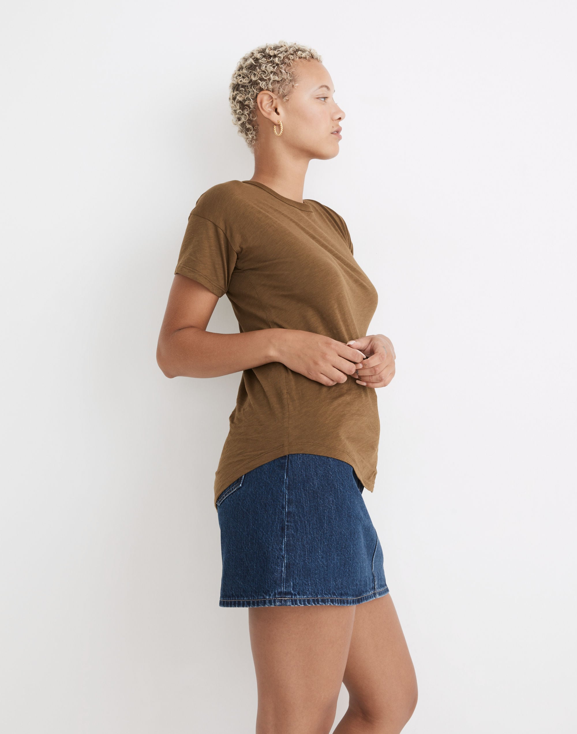 Whisper Crew Neck Tee | Madewell