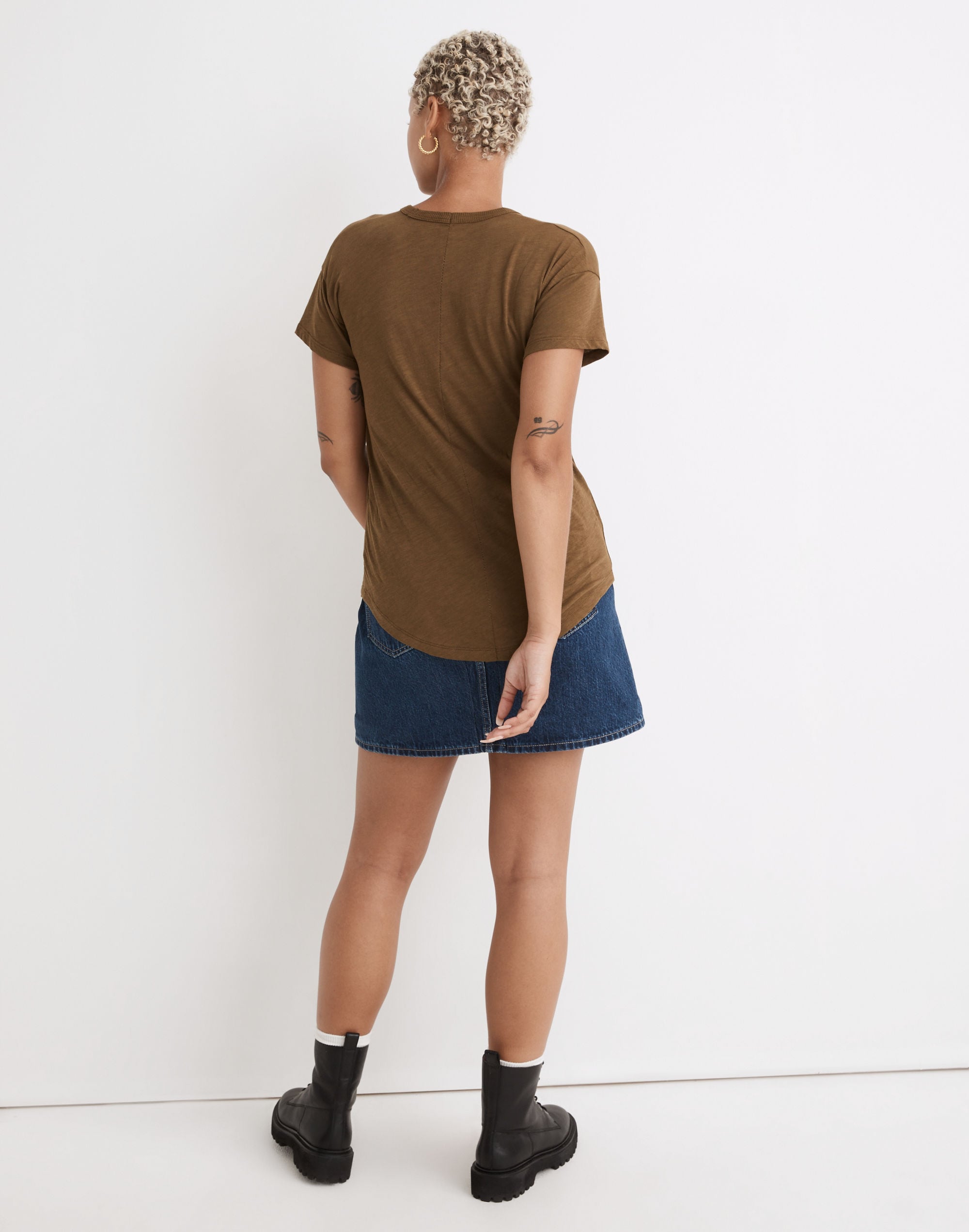 Whisper Crew Neck Tee | Madewell