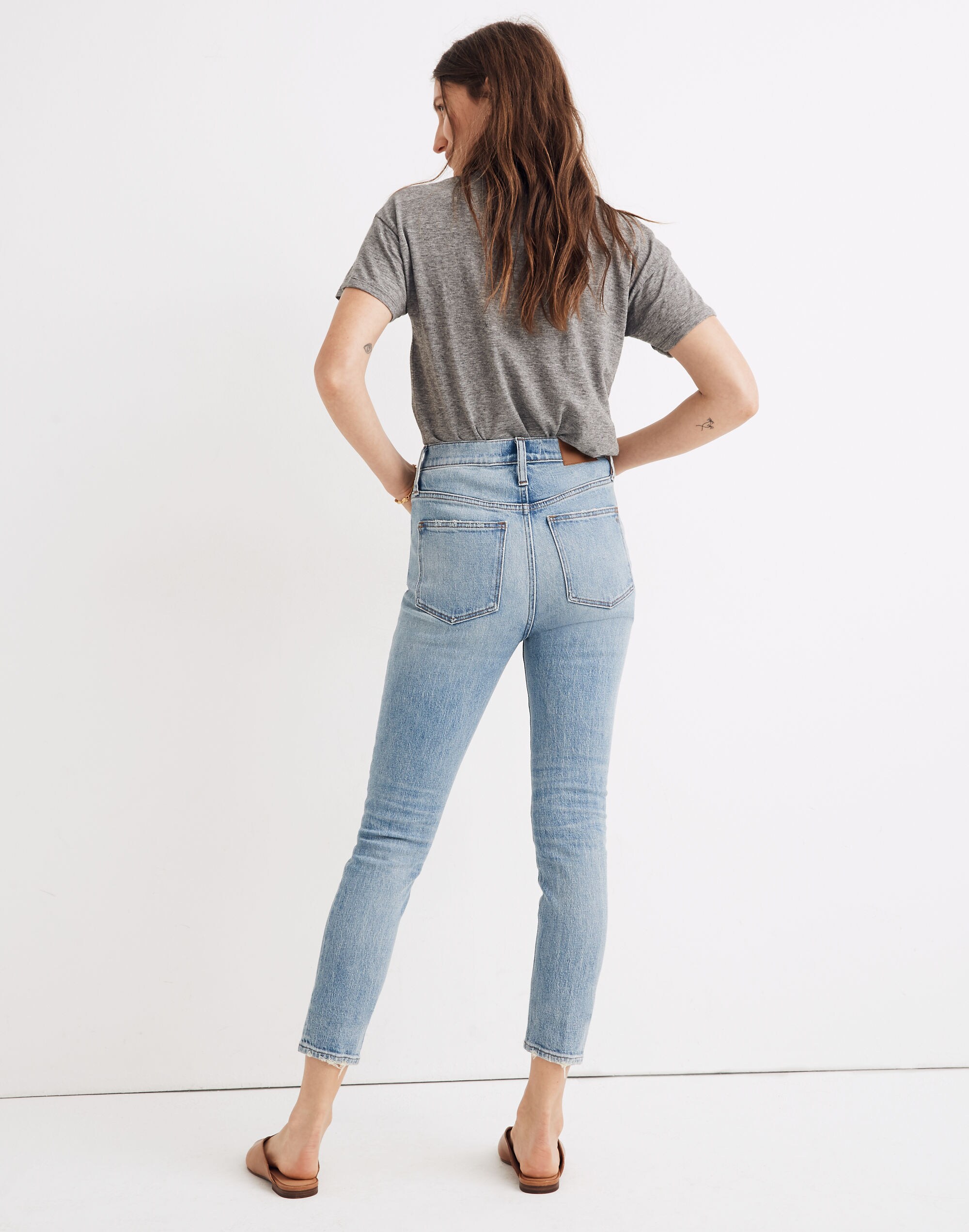 11" High-Rise Skinny Crop Jeans in Gleeson Wash | Madewell