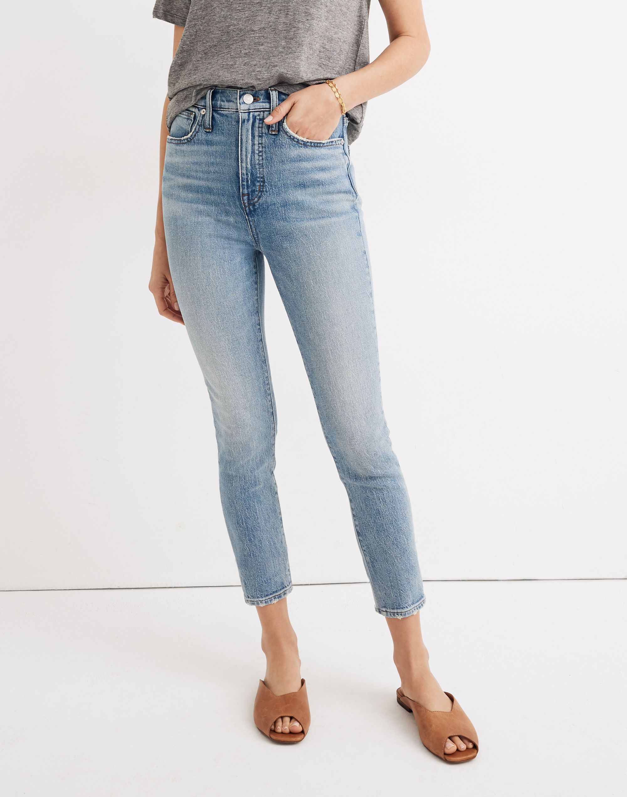 11" High-Rise Skinny Crop Jeans in Gleeson Wash | Madewell