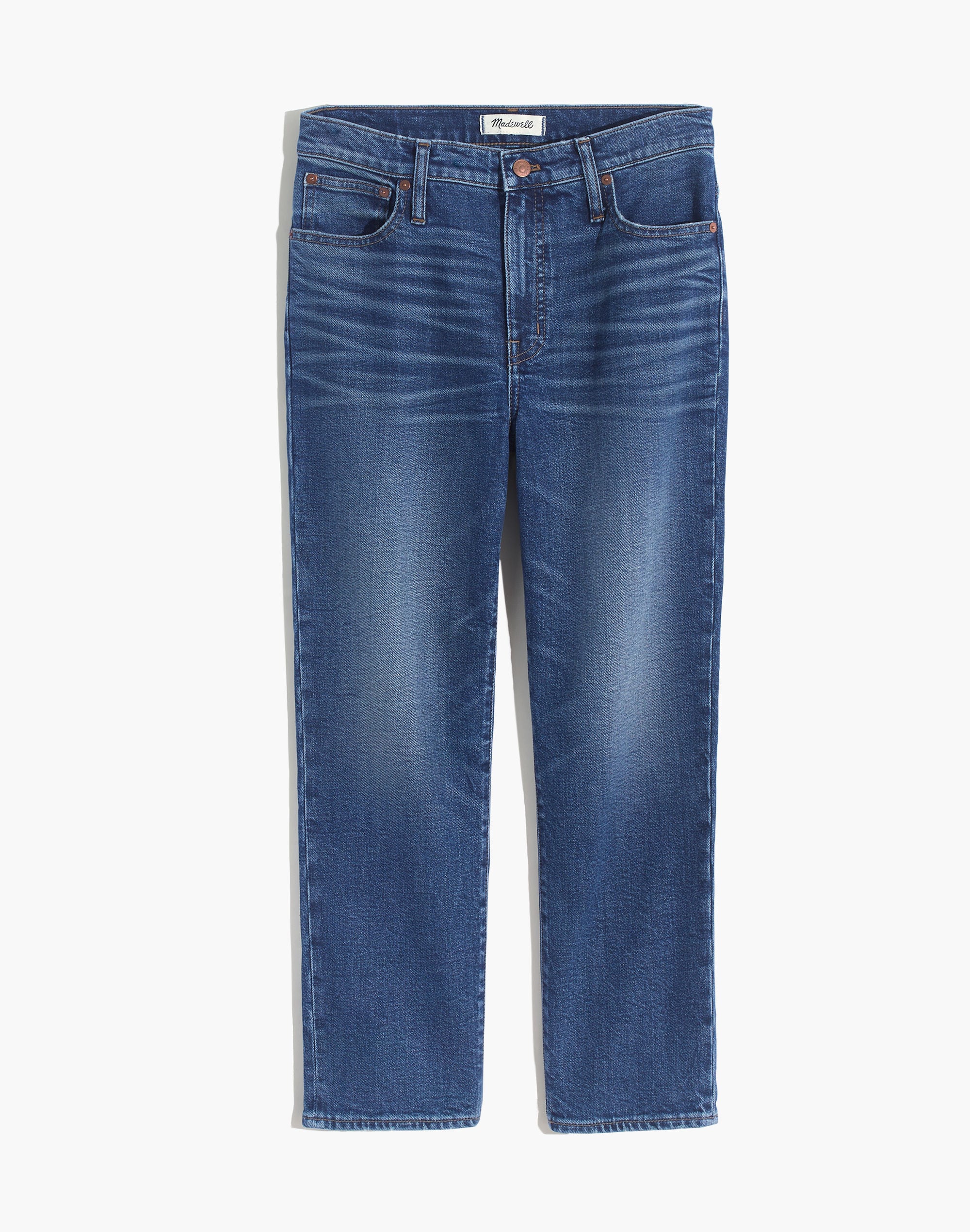 Mid-Rise Classic Straight Jeans in Carsondale Wash | Madewell